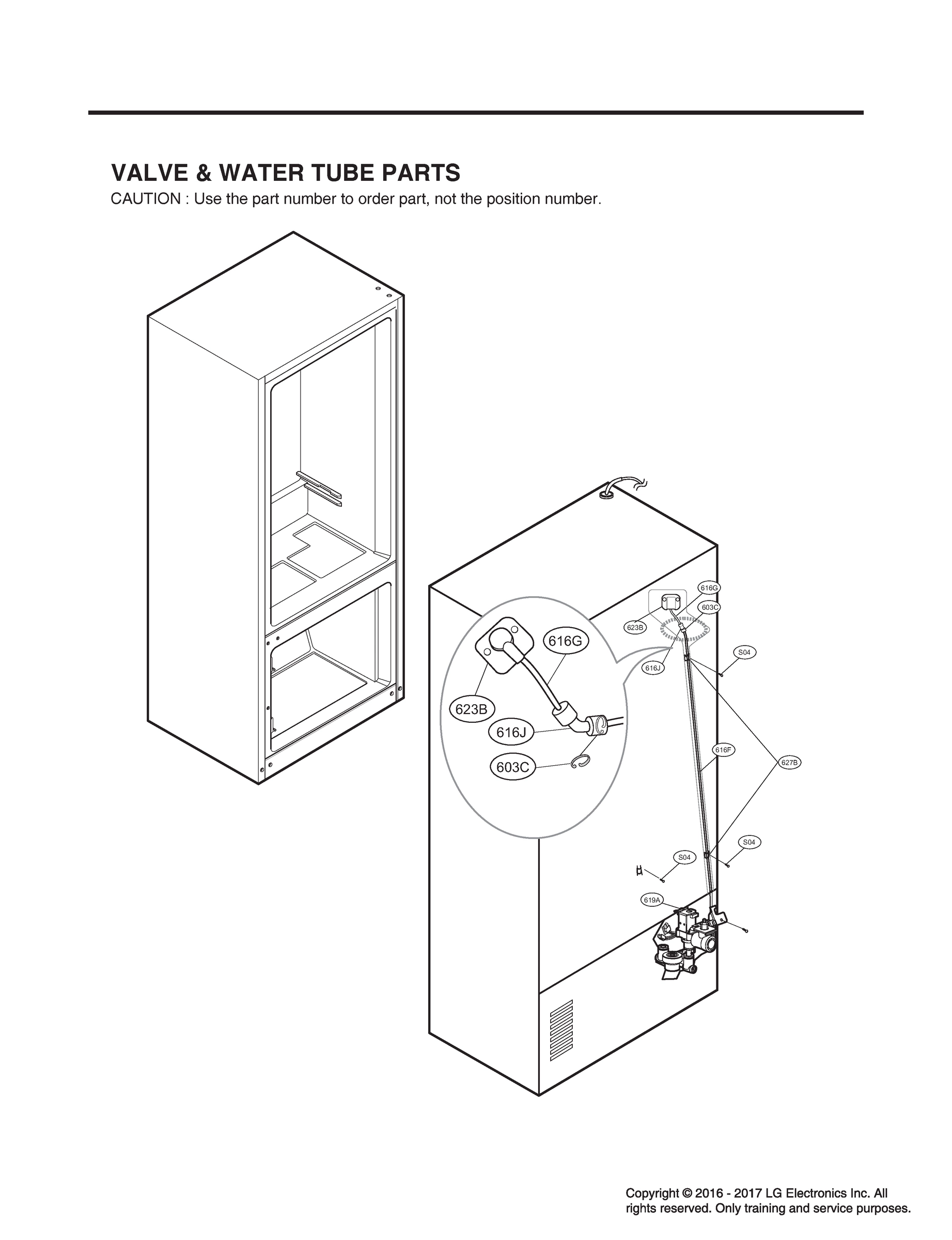 VALVE & WATER TUBE PARTS