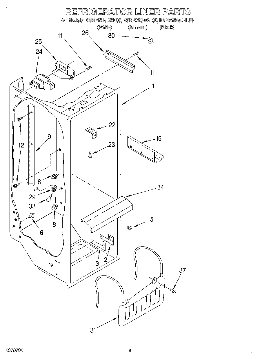 02 - REFRIGERATOR LINER
