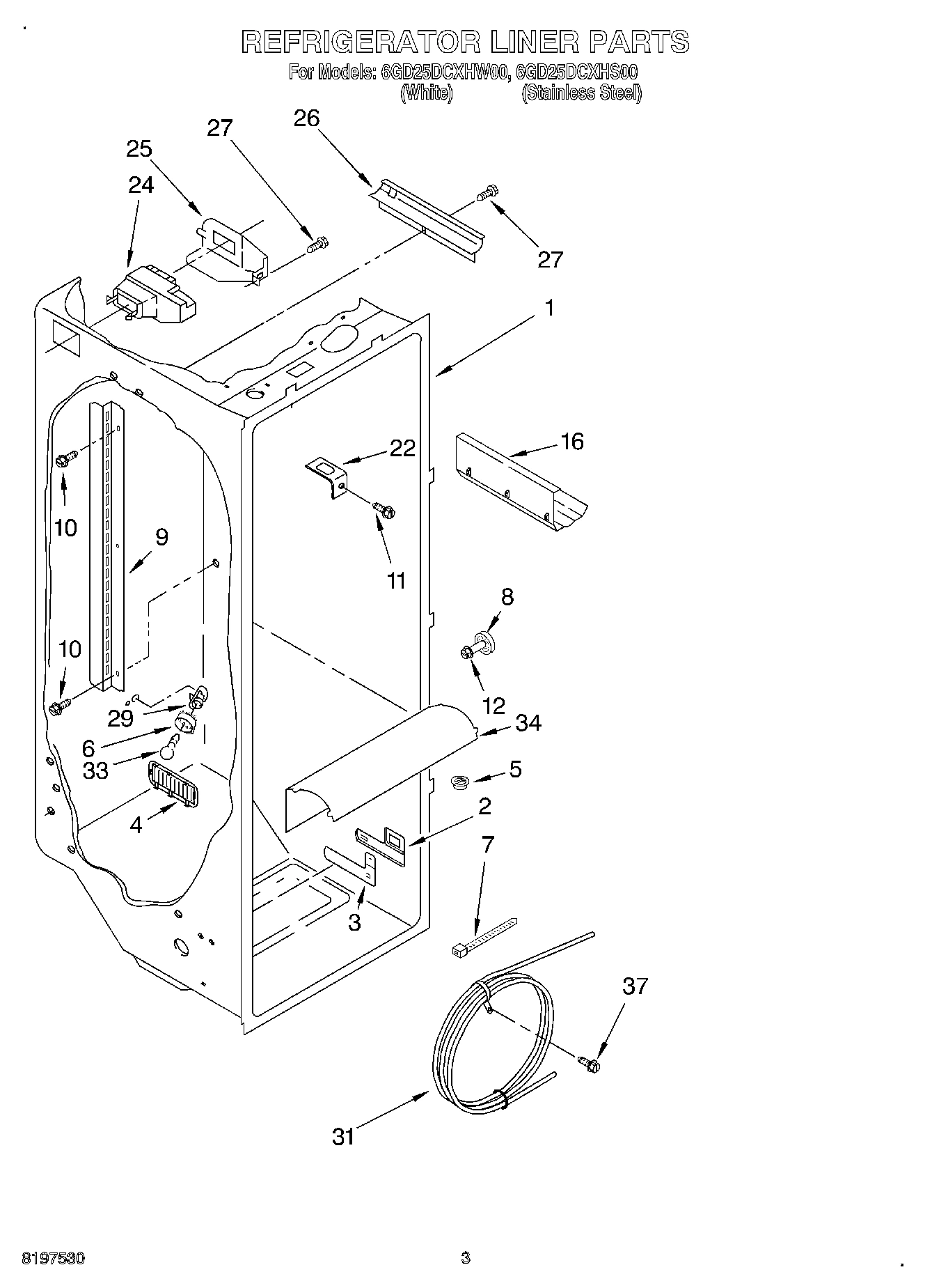02 - REFRIGERATOR LINER
