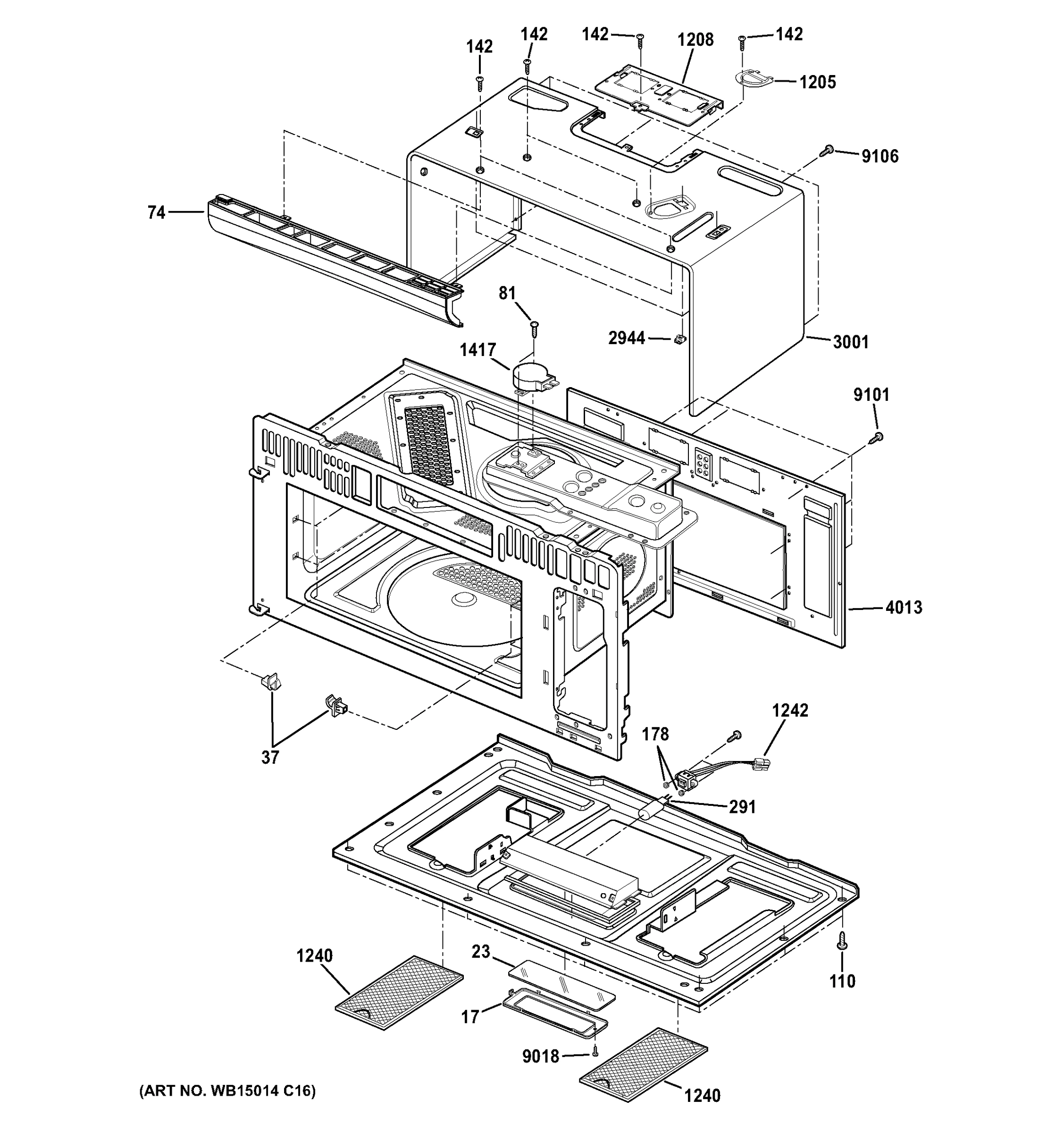 OVEN CAVITY PARTS