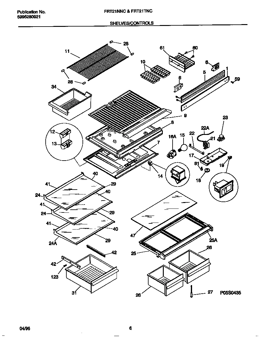 04 - SHELVES/CONTROLS