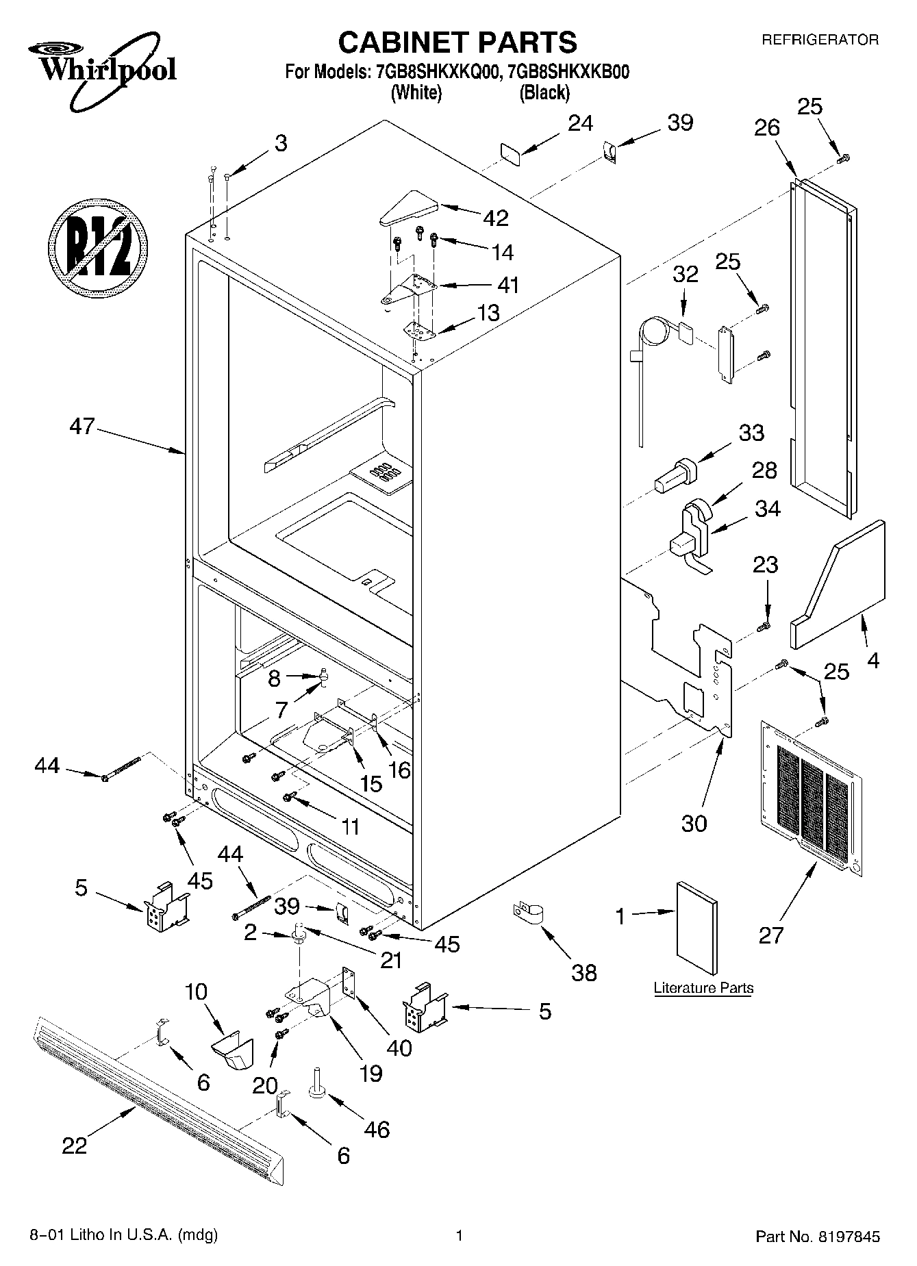 01 - CABINET, LITERATURE