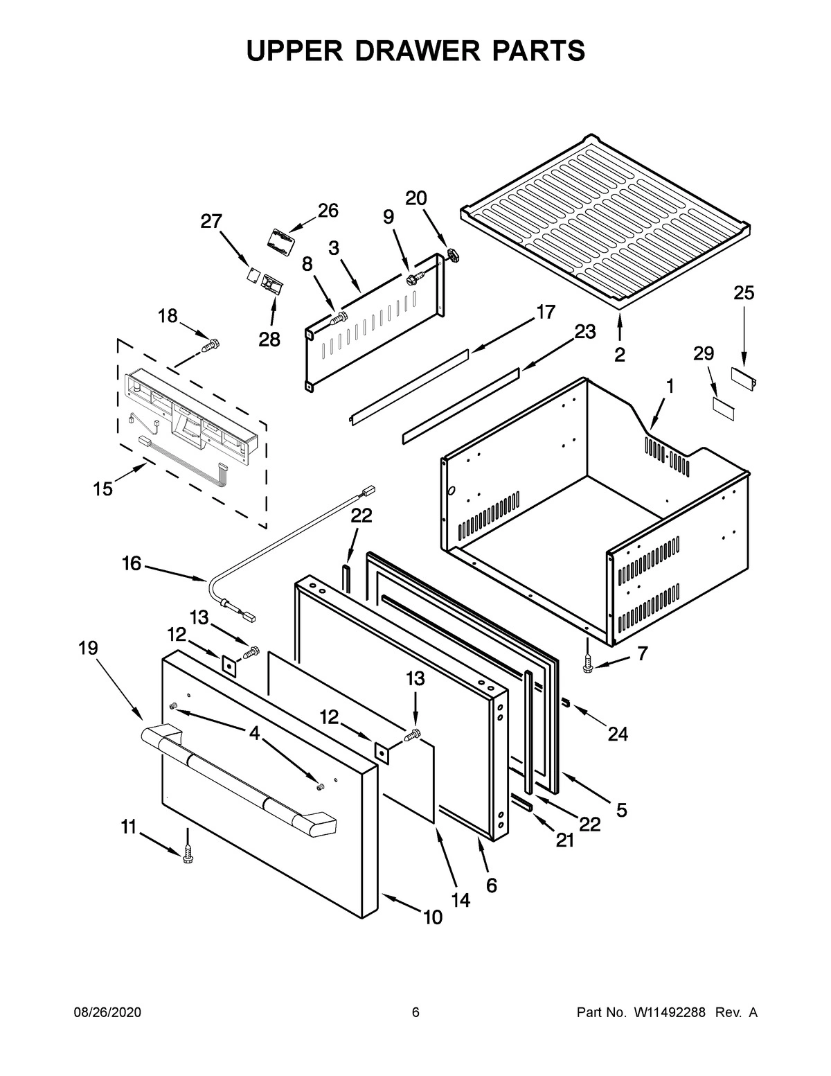 04 - UPPER DRAWER PARTS