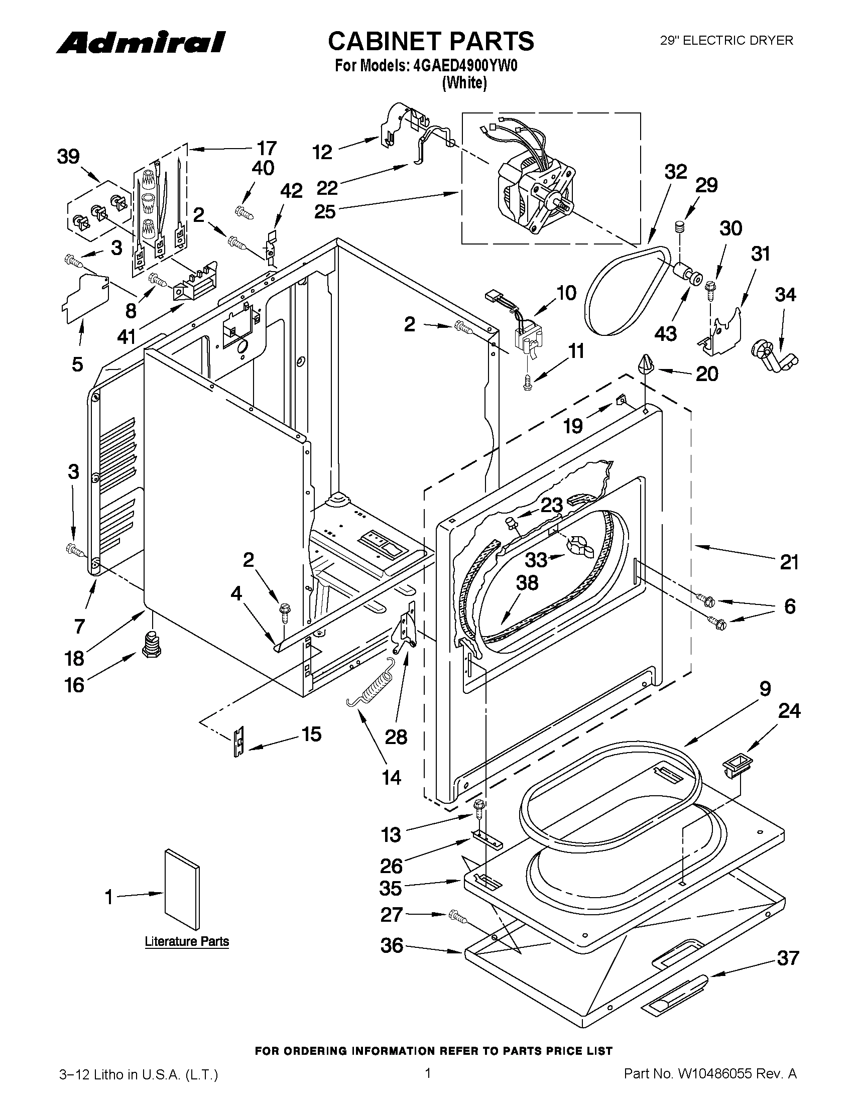 01 - CABINET PARTS