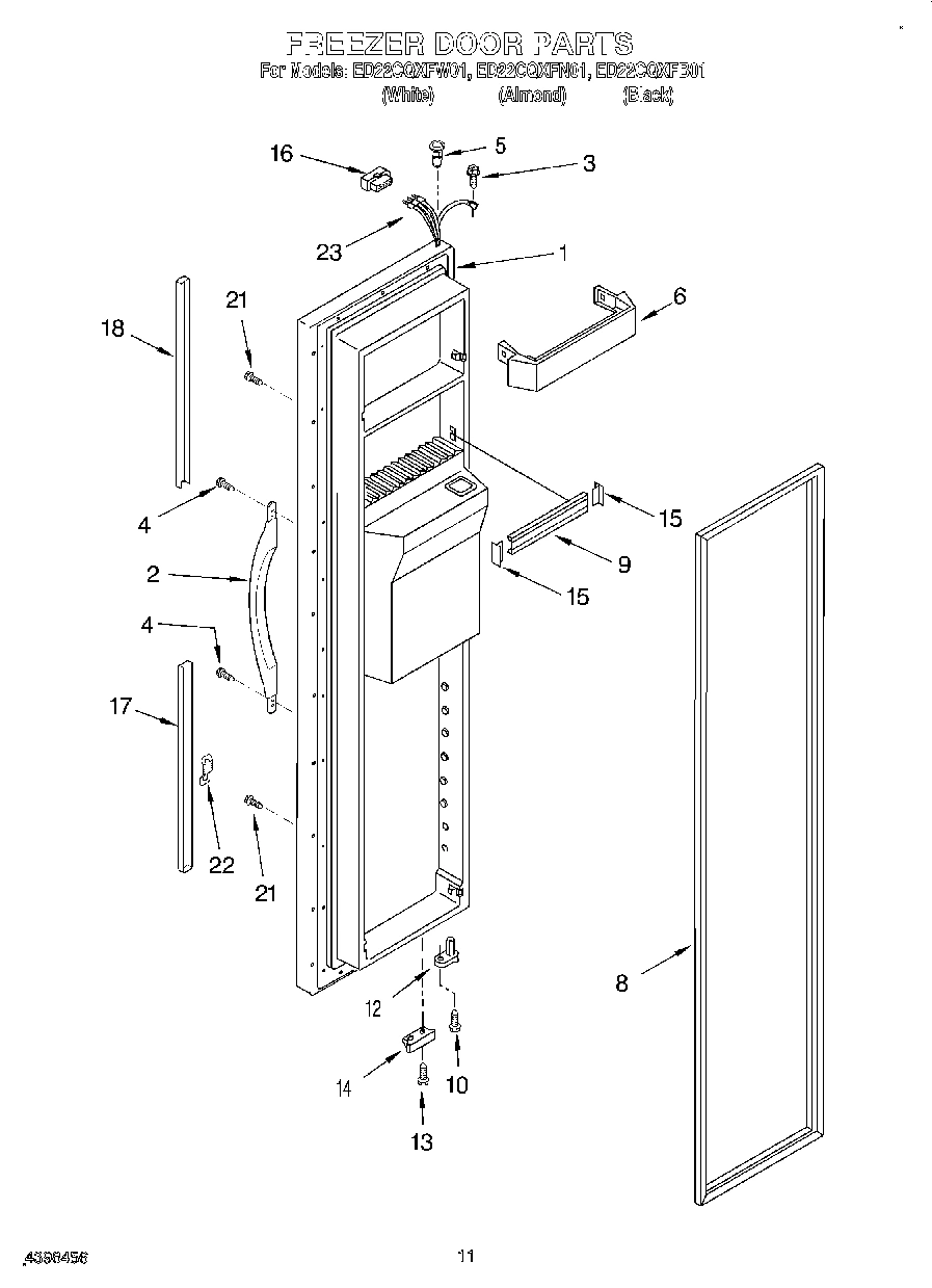 08 - FREEZER DOOR