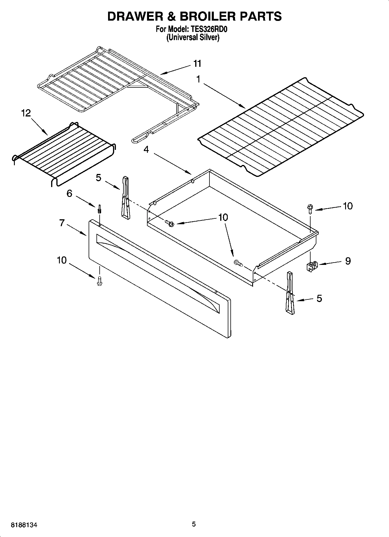 04 - DRAWER & BROILER PARTS
