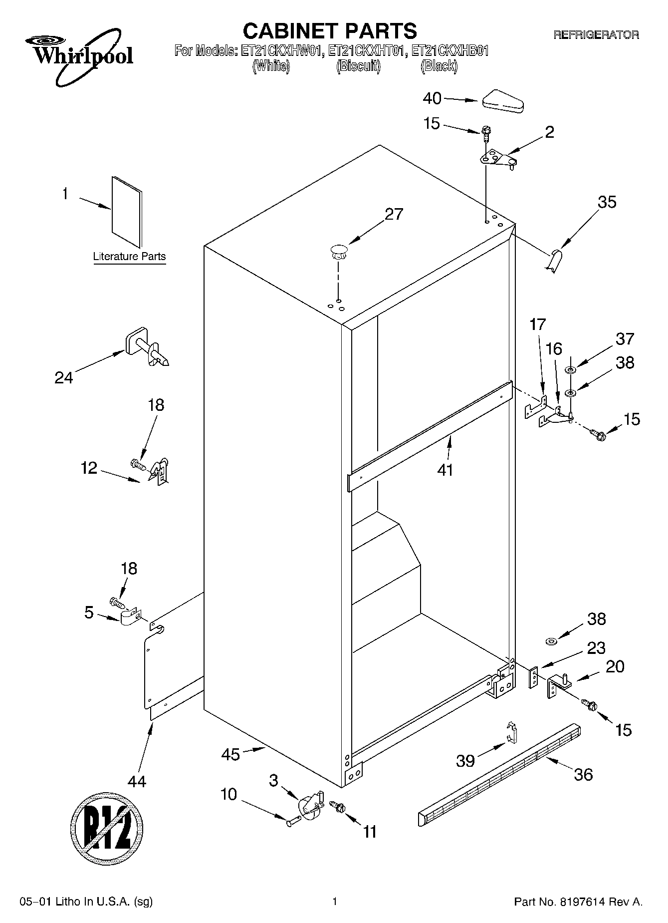 01 - CABINET, LITERATURE