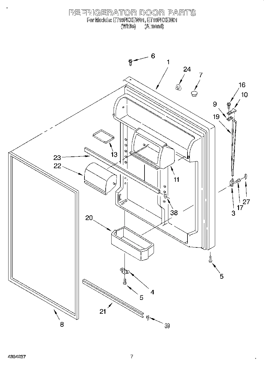 04 - REFRIGERATOR DOOR
