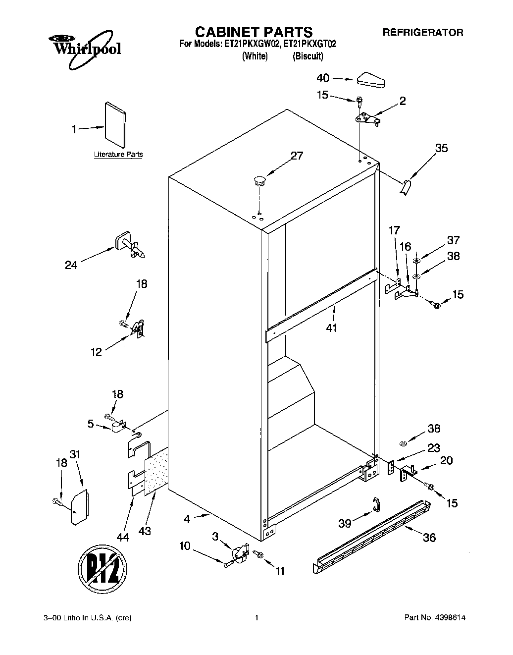 01 - CABINET, LITERATURE