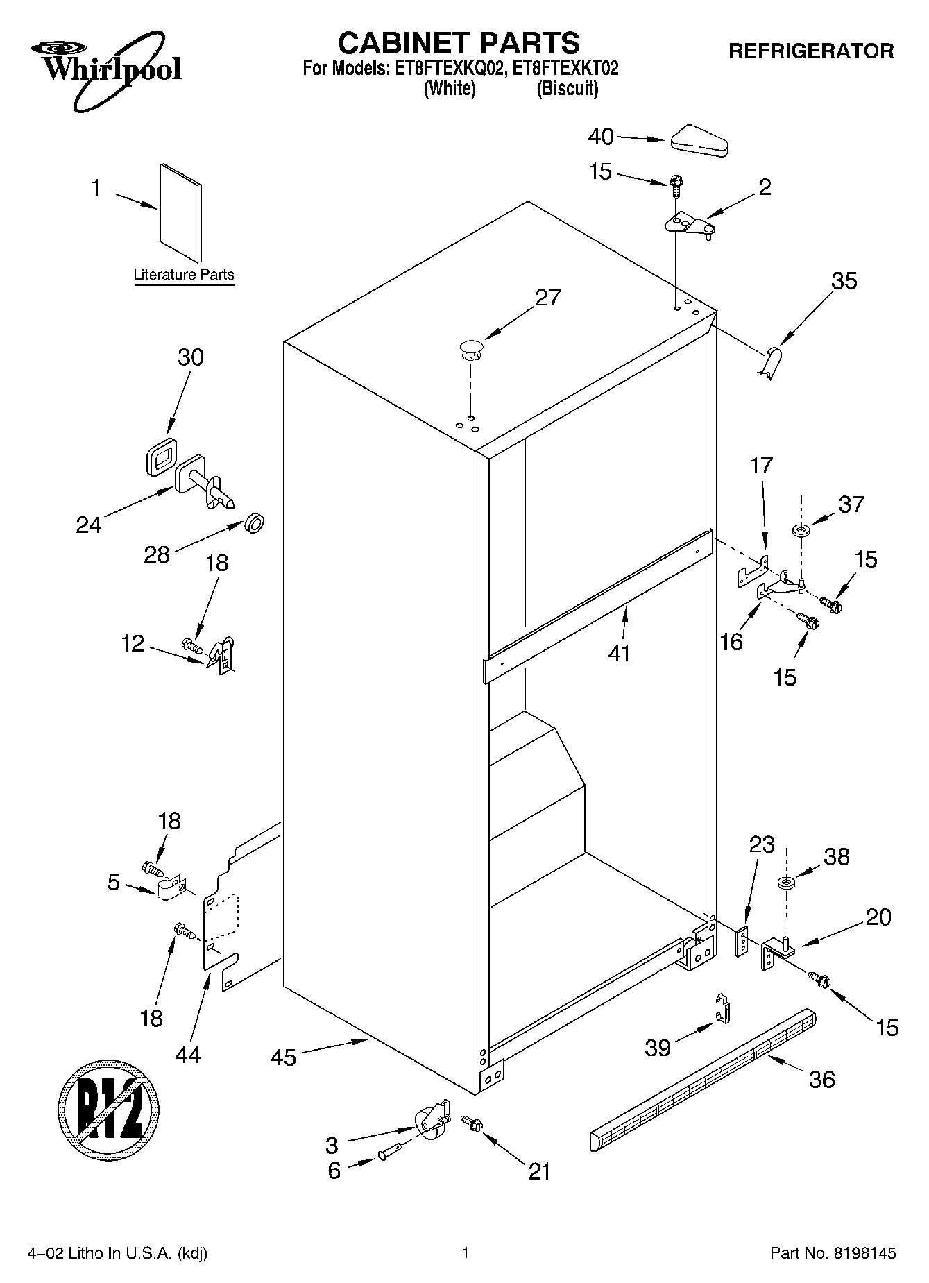 01 - CABINET, LITERATURE
