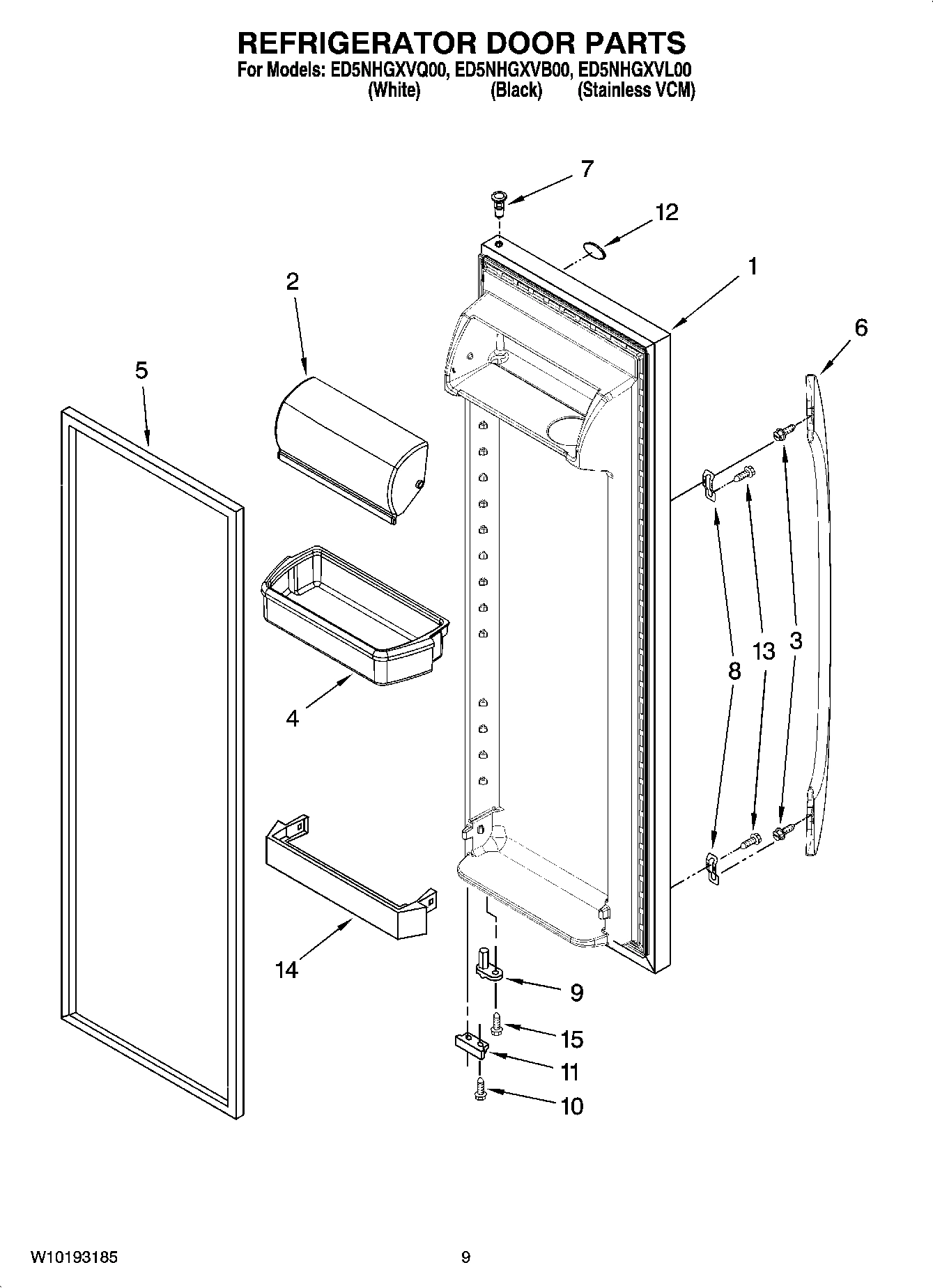 06 - REFRIGERATOR DOOR PARTS