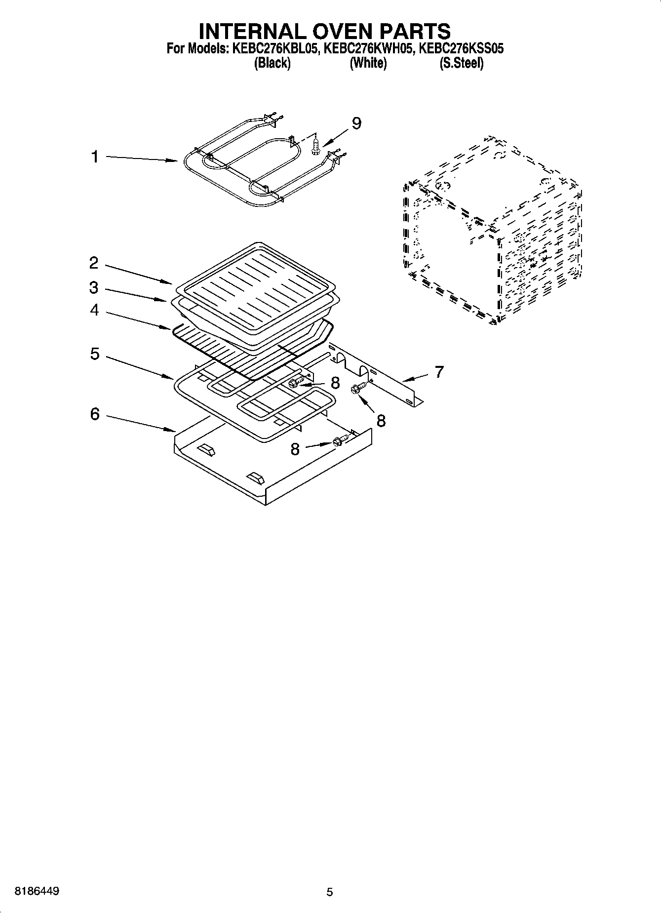 04 - INTERNAL OVEN PARTS