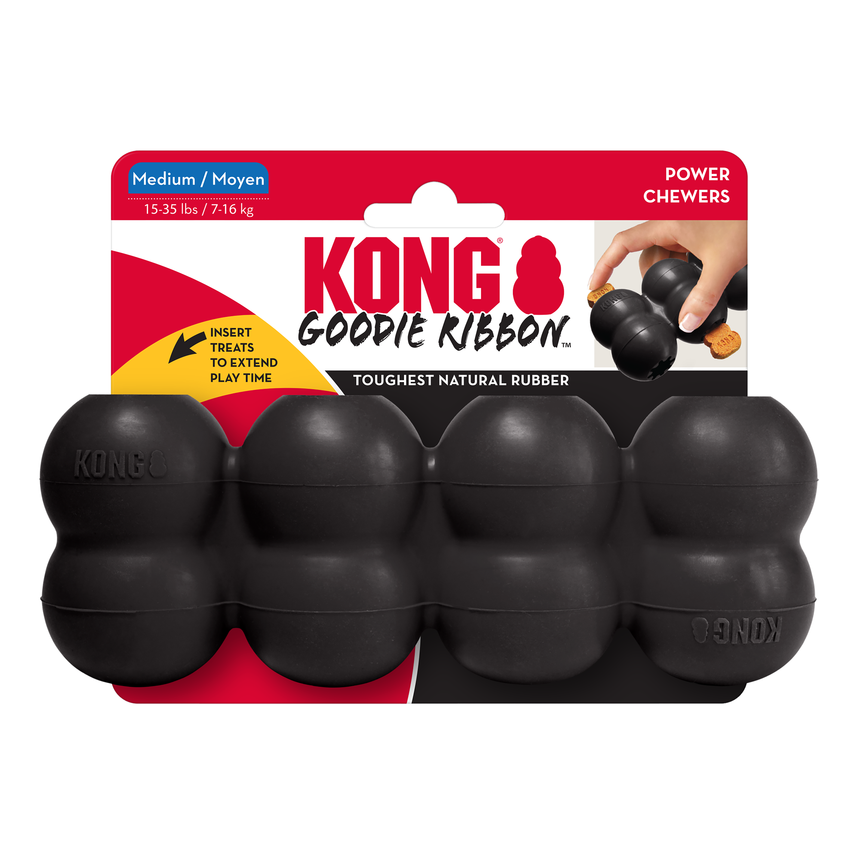KONG Extreme Goodie Ribbon onpack product image