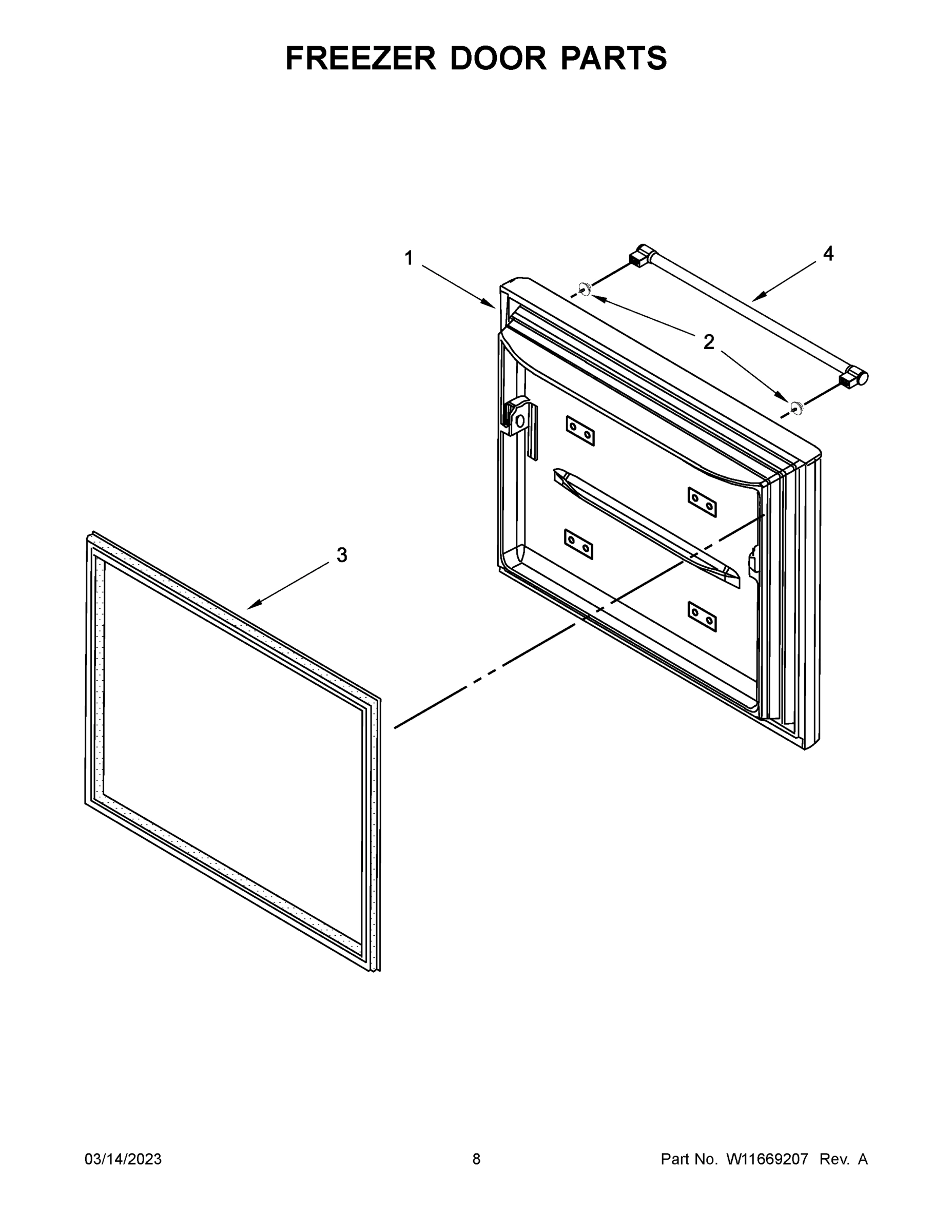 05 - FREEZER DOOR PARTS