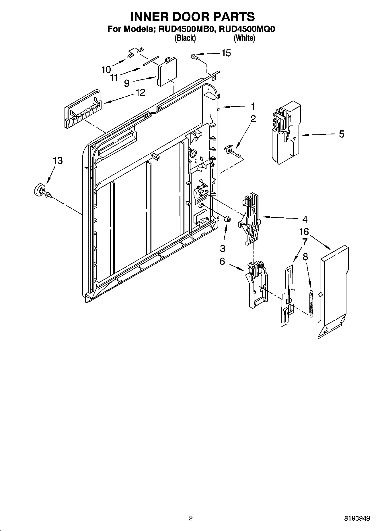 02 - INNER DOOR PARTS