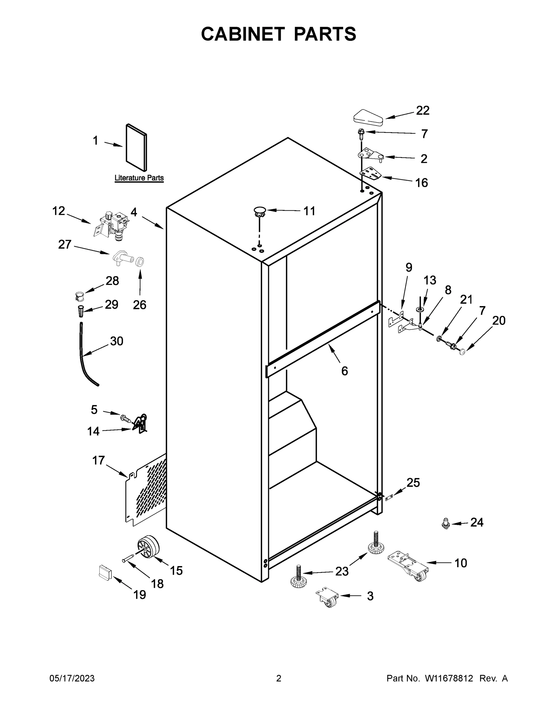 02 - CABINET PARTS
