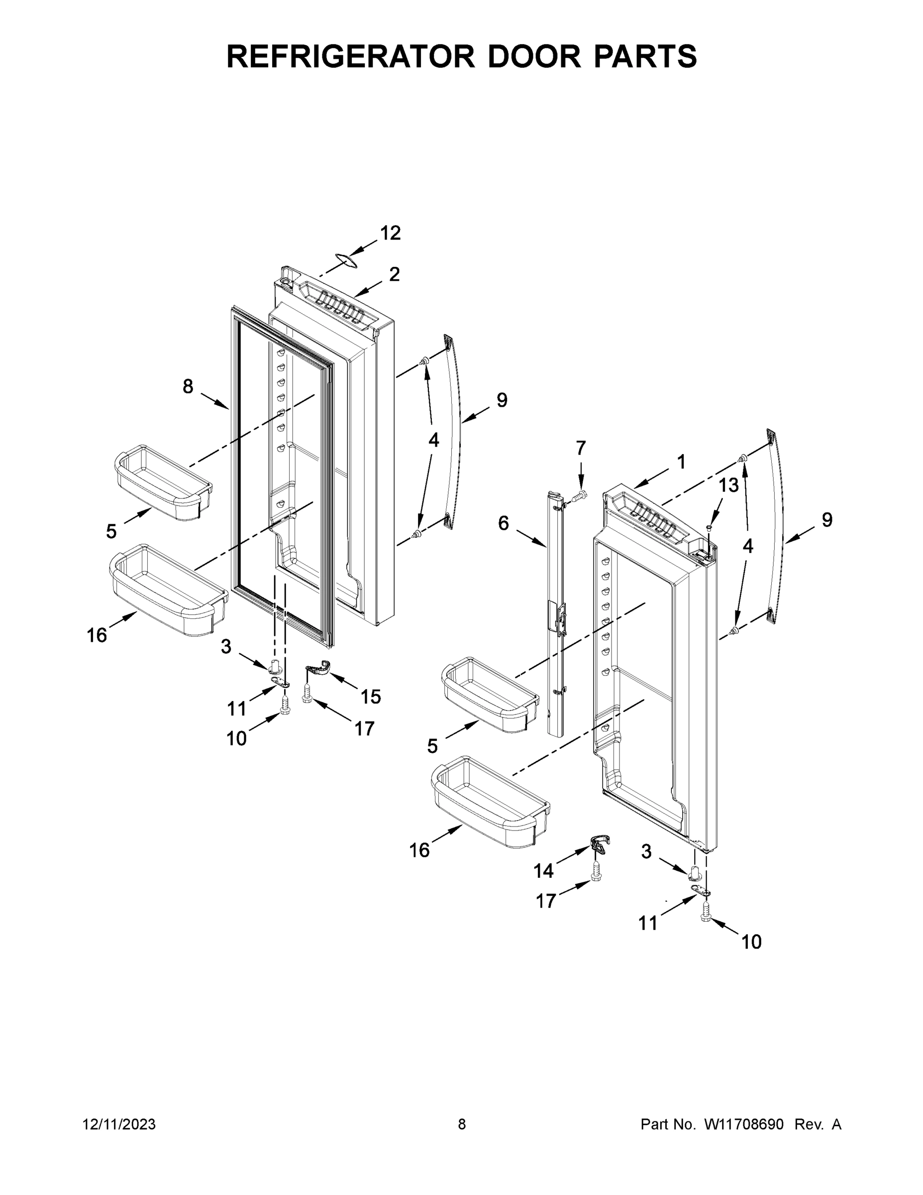 05 - REFRIGERATOR DOOR PARTS