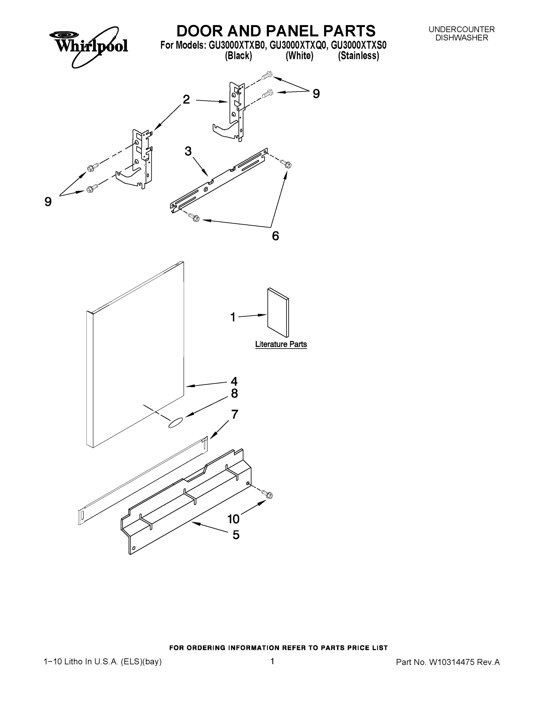 01 - DOOR AND PANEL PARTS