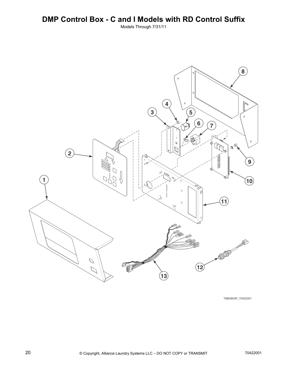 DMP Control Box - C and I Models with RD Control Suffix