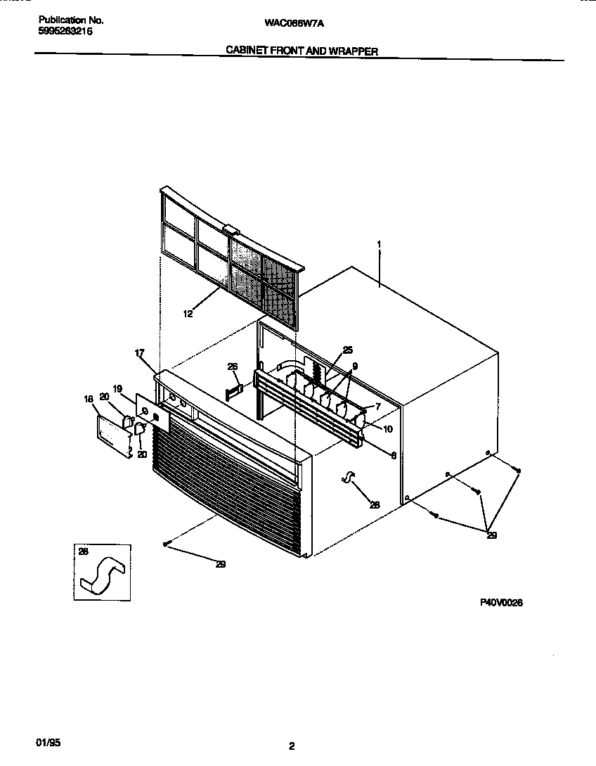 02 - CABINET FRONT AND WRAPPER