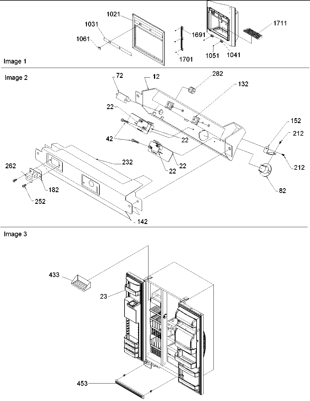 06 - Façade Dispenser Cover & Elec. Brkt Assy