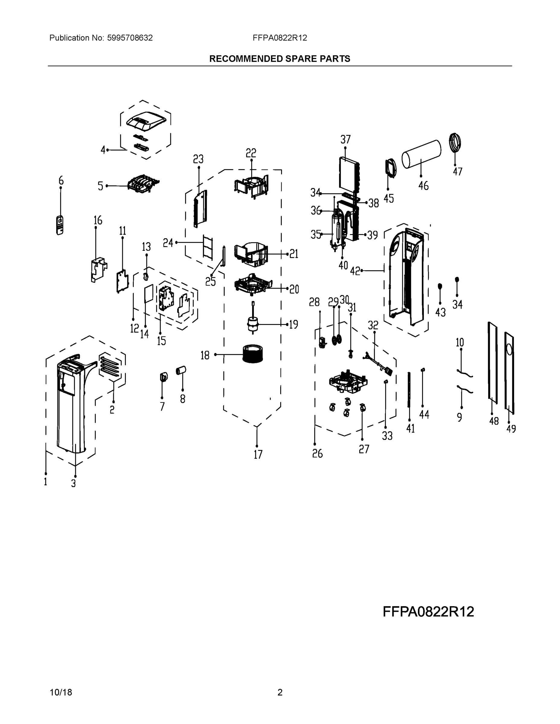 02 - RECOMMENDED SPARE PARTS