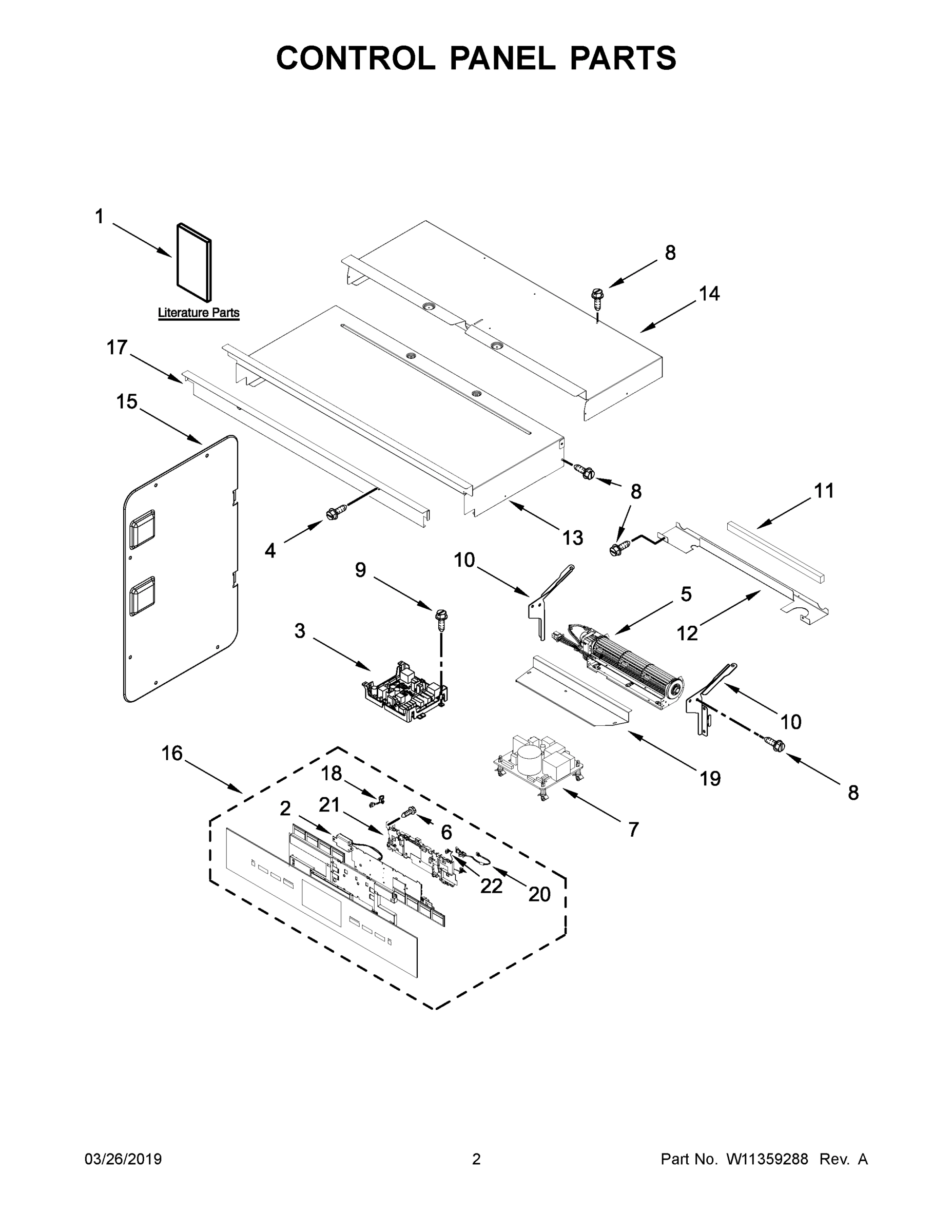 02 - CONTROL PANEL PARTS