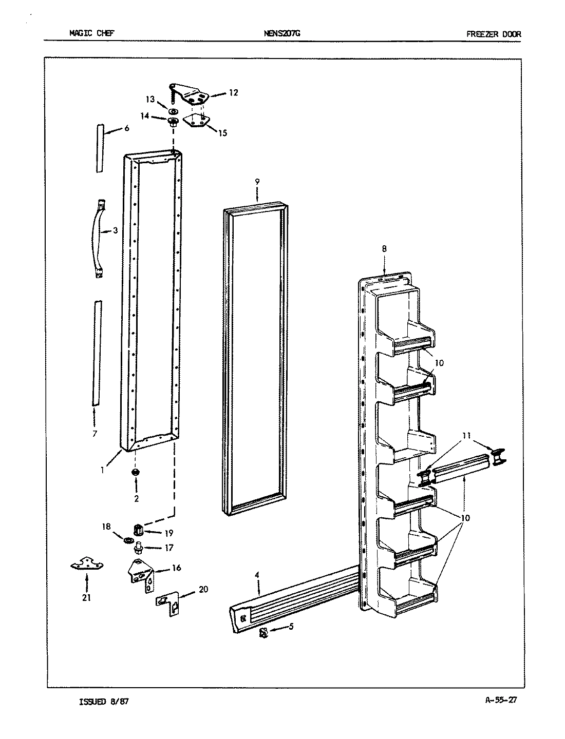 02 - FREEZER DOOR