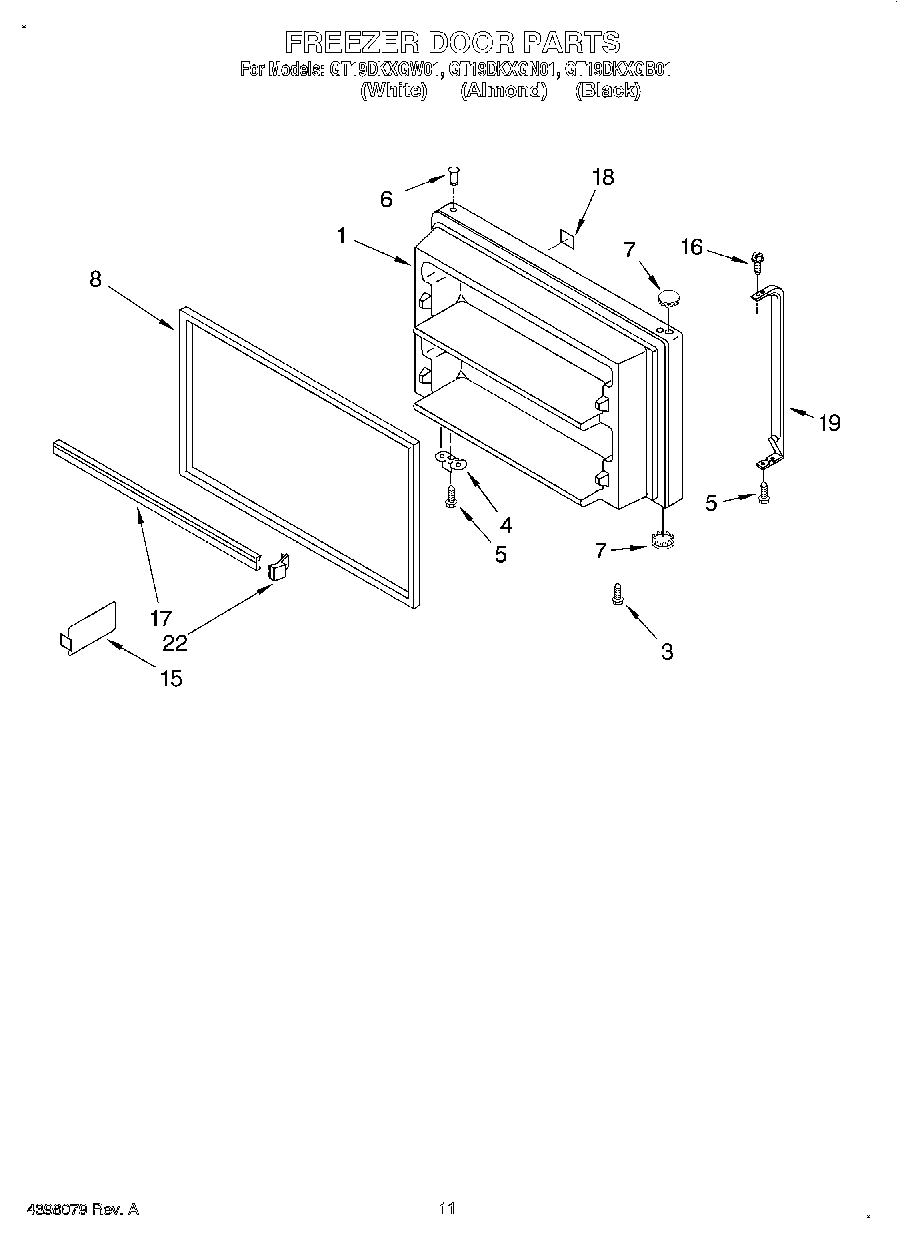 06 - FREEZER DOOR, LIT/OPTIONAL
