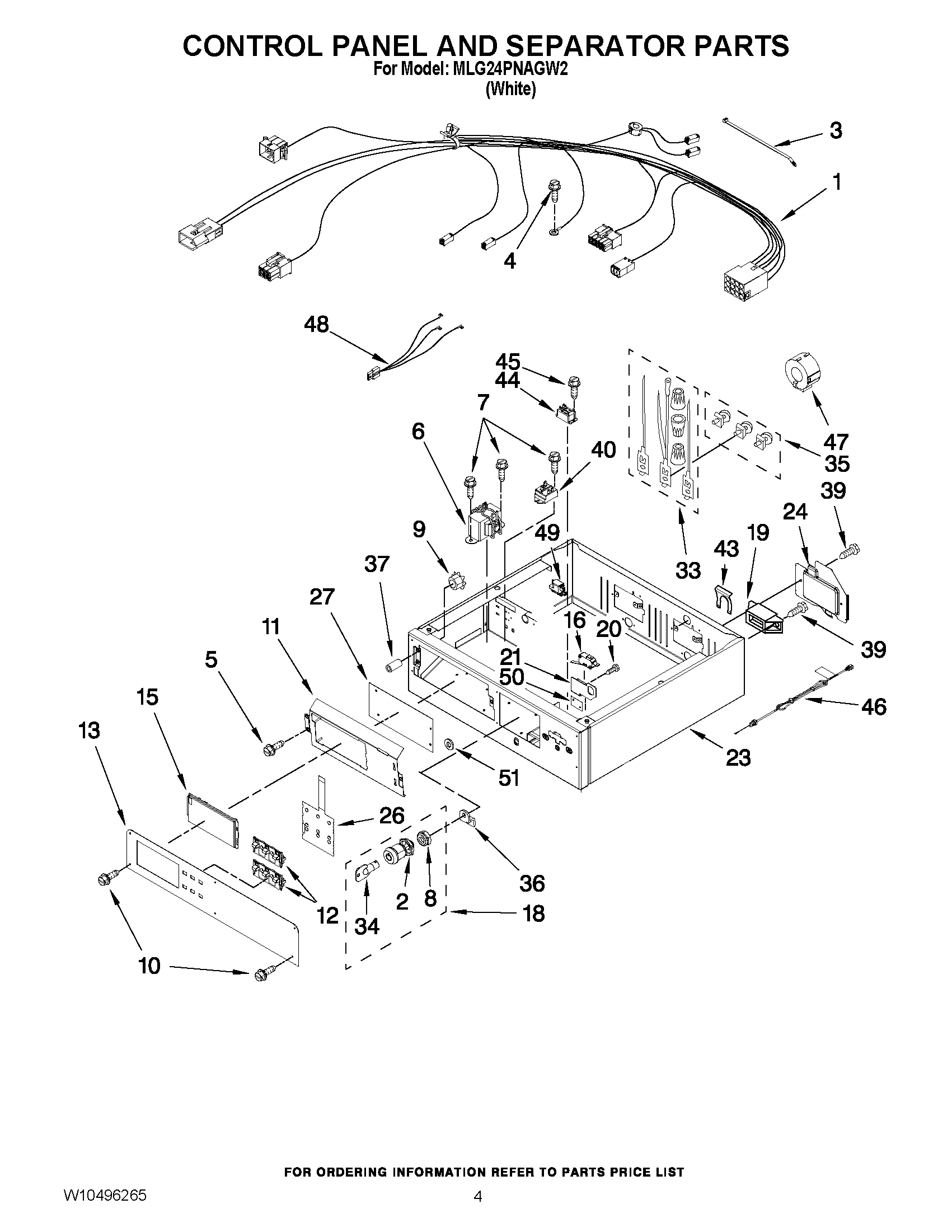 02 - CONTROL PANEL AND SEPARATOR PARTS