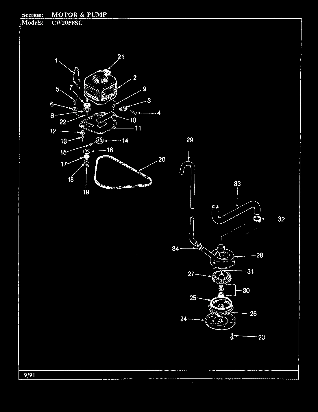 04 - MOTOR & PUMP (ORIG-CW20P8xSC)