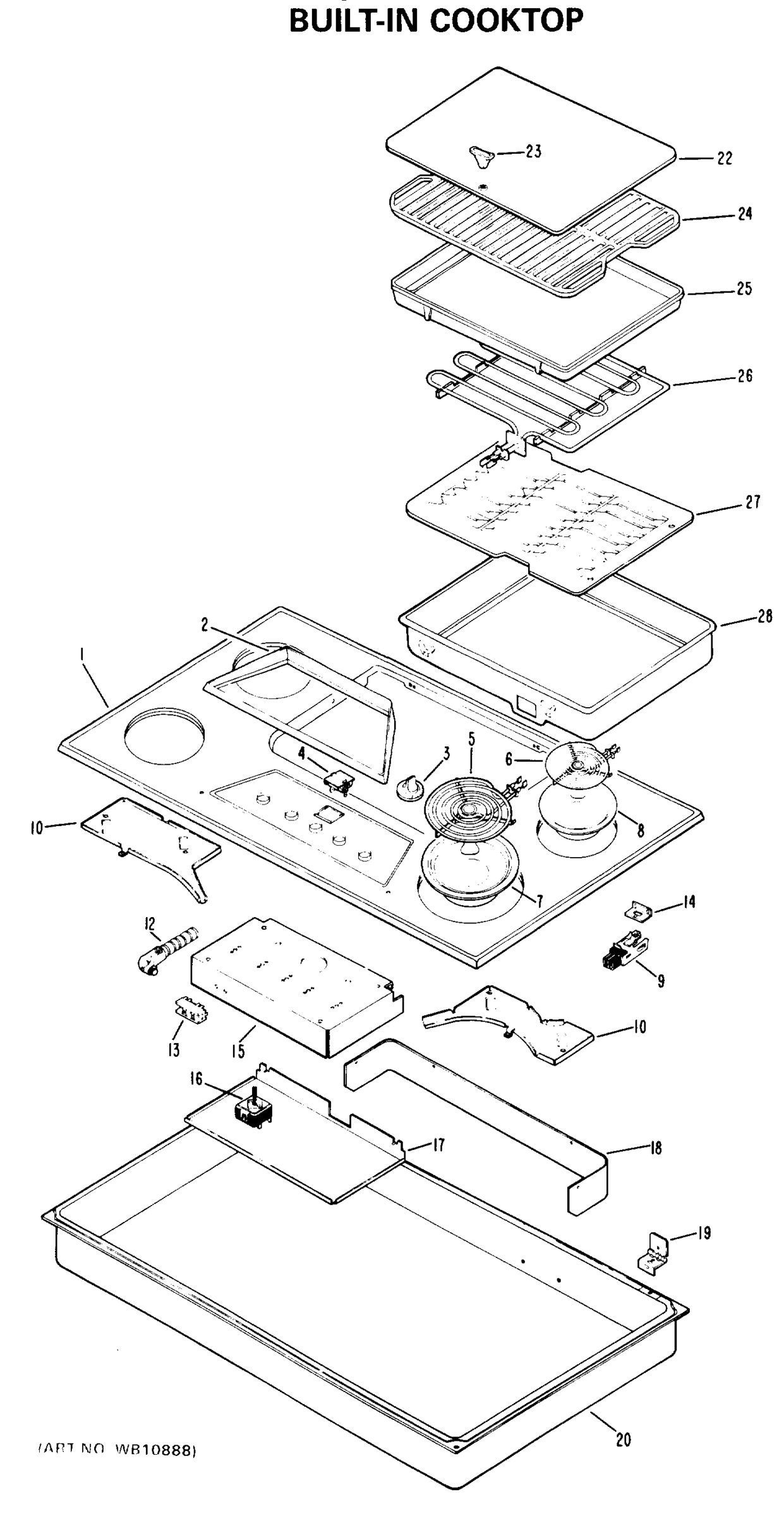 BUILT-IN COOKTOP