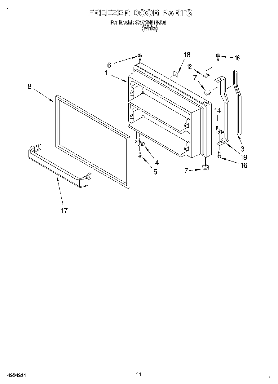 06 - FREEZER DOOR, LIT/OPTIONAL