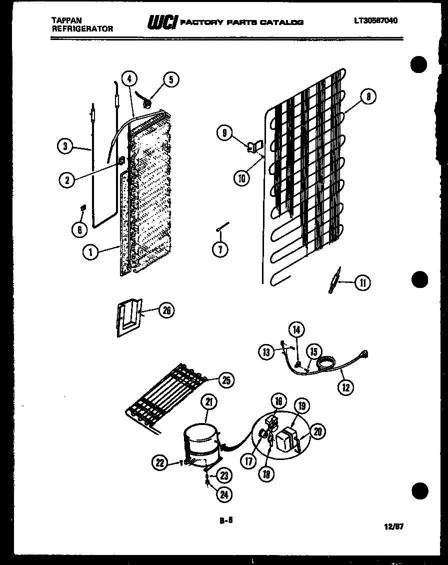 07 - SYSTEM AND AUTOMATIC DEFROST PARTS
