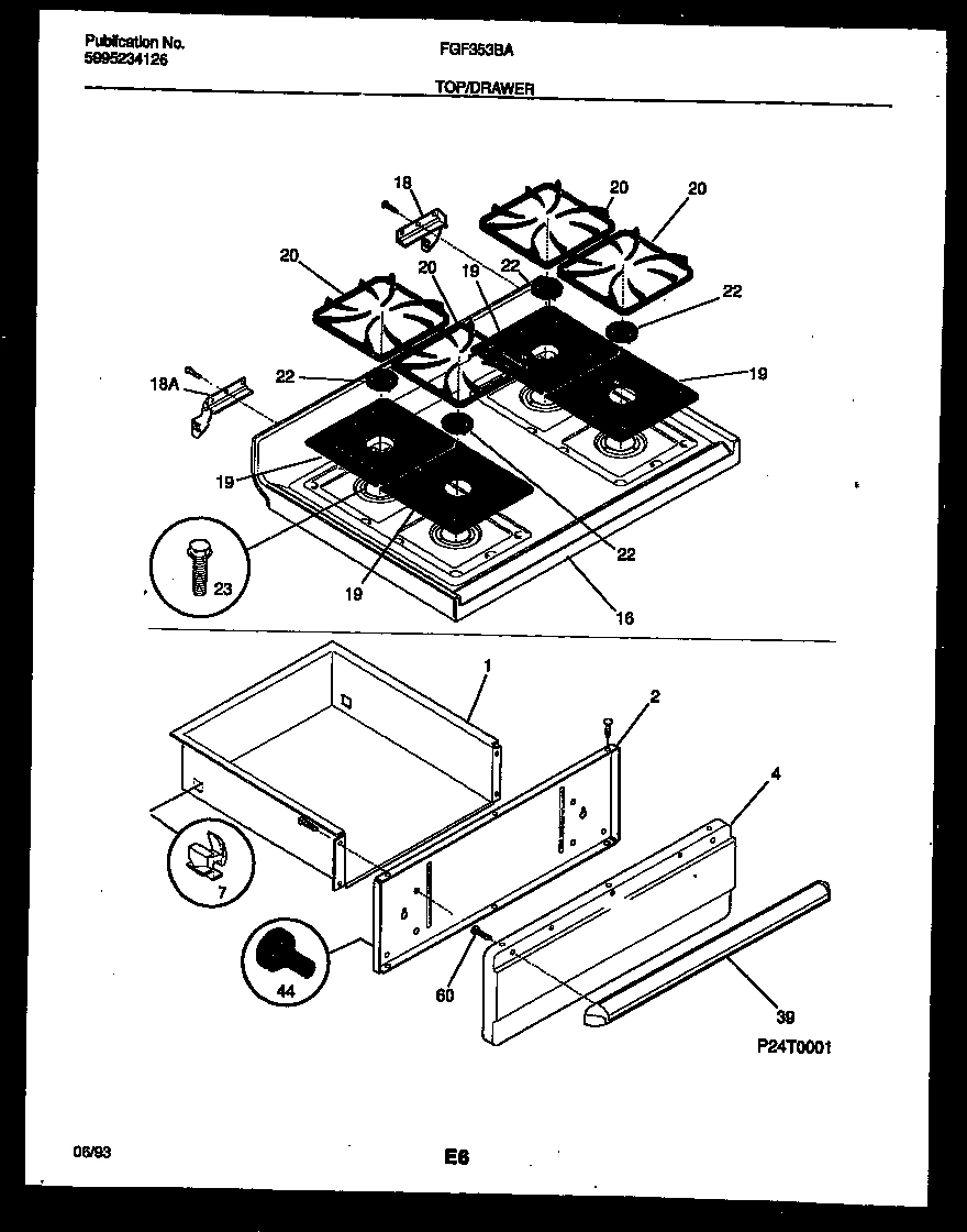 06 - COOKTOP AND DRAWER PARTS