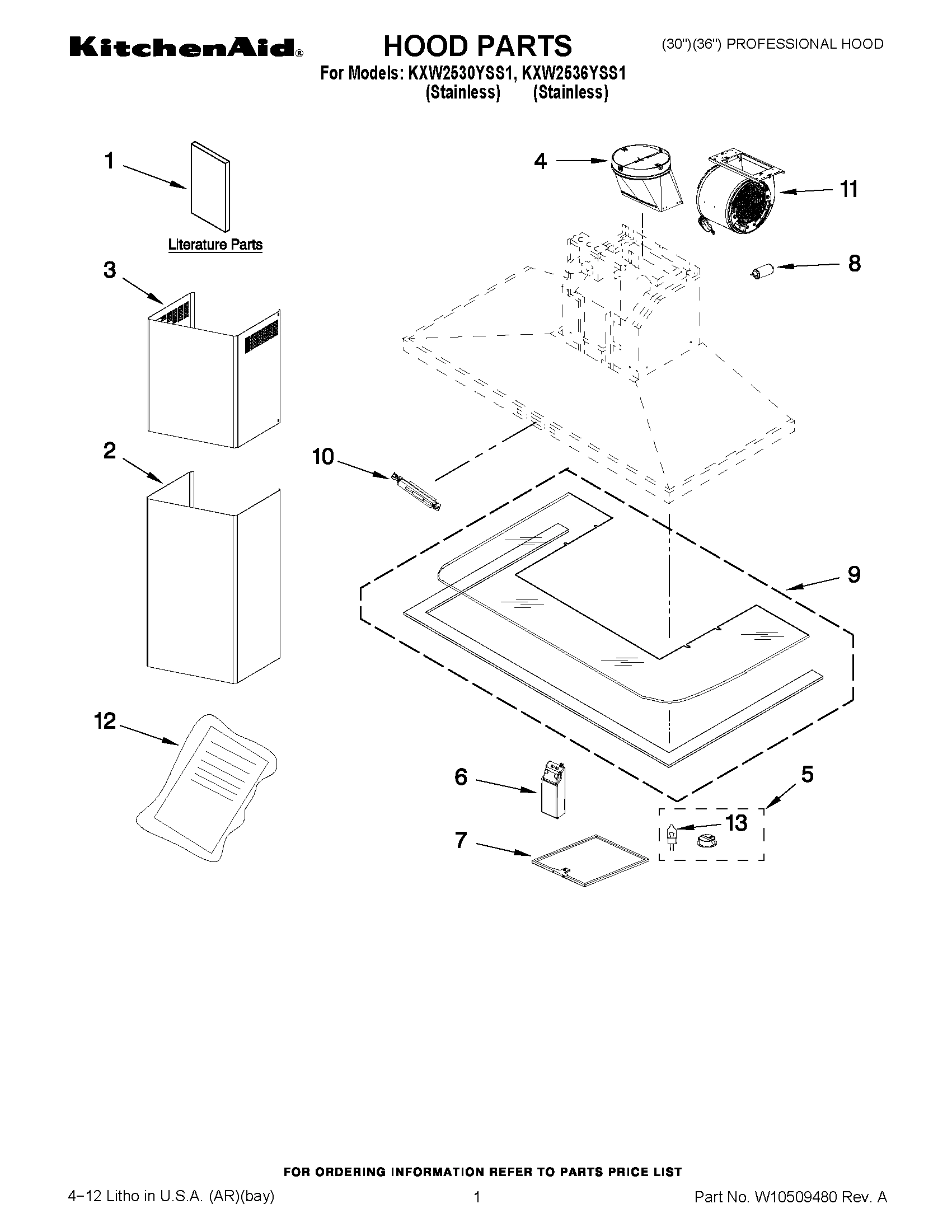 01 - HOOD PARTS
