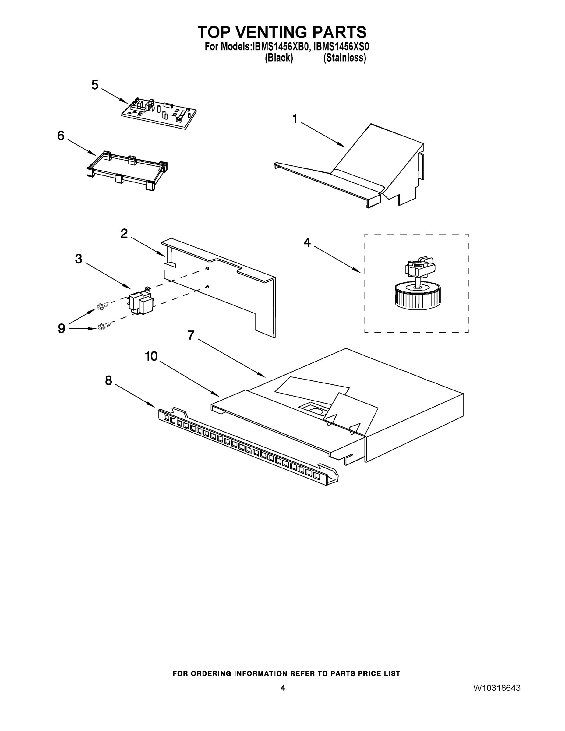 04 - TOP VENTING PARTS