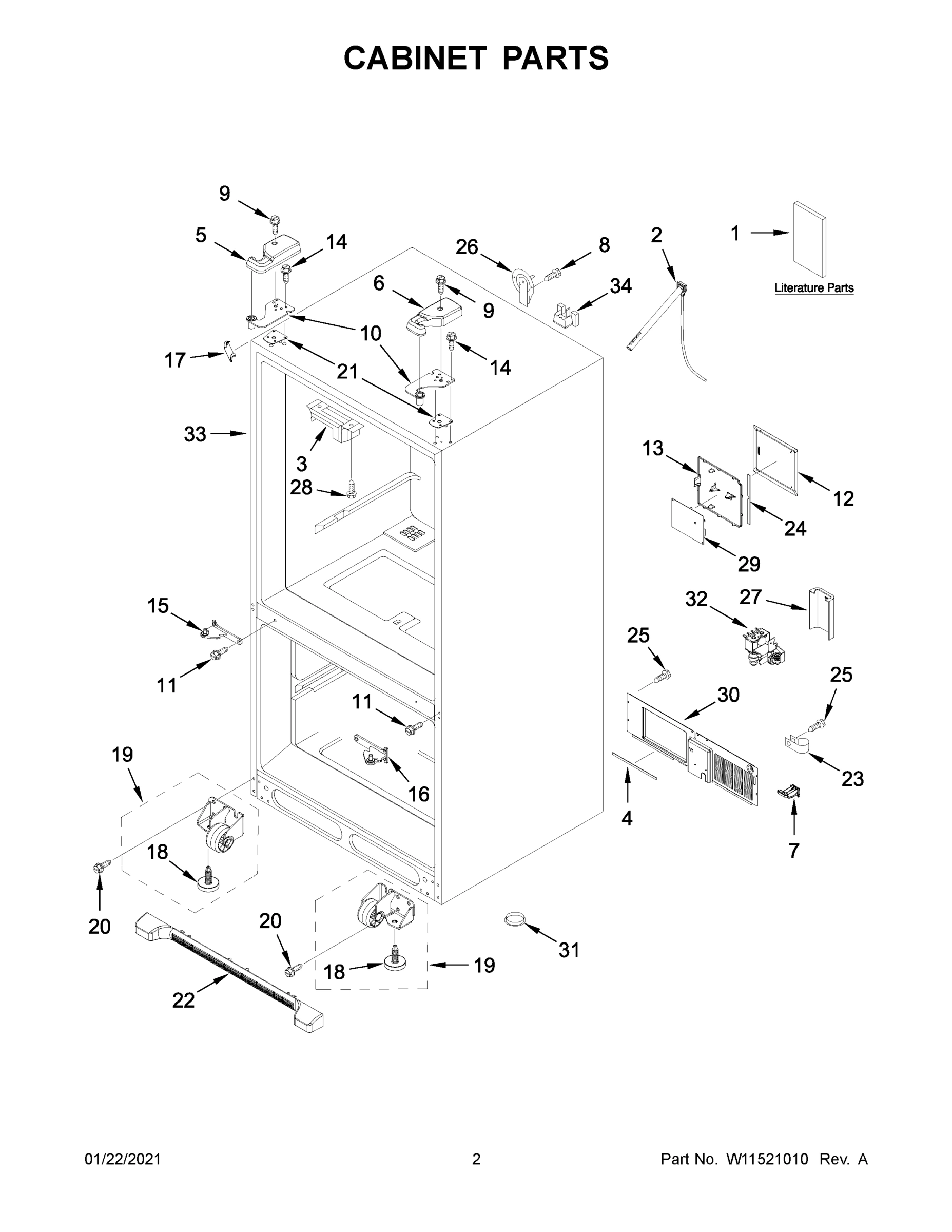02 - CABINET PARTS