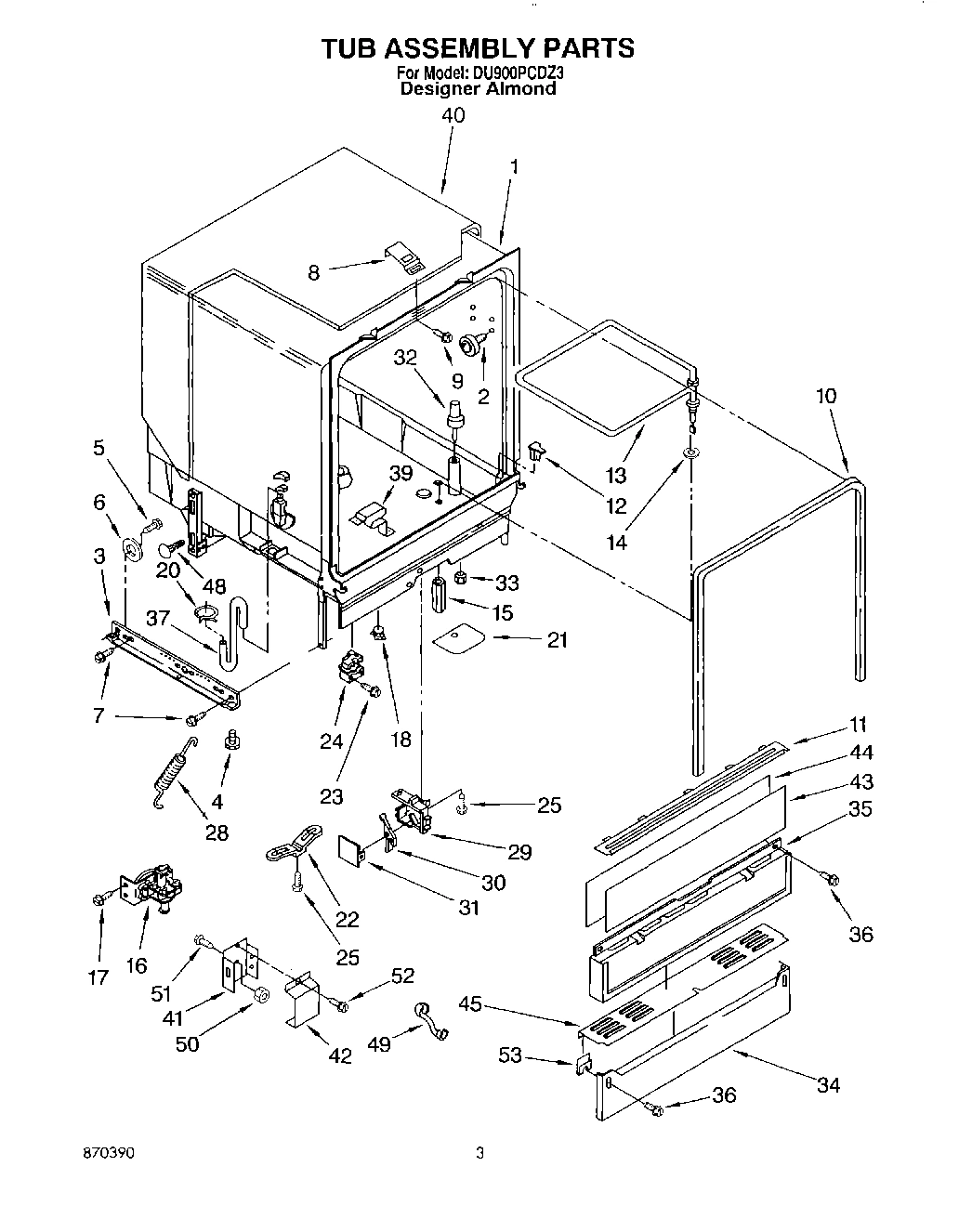 03 - TUB ASSEMBLY