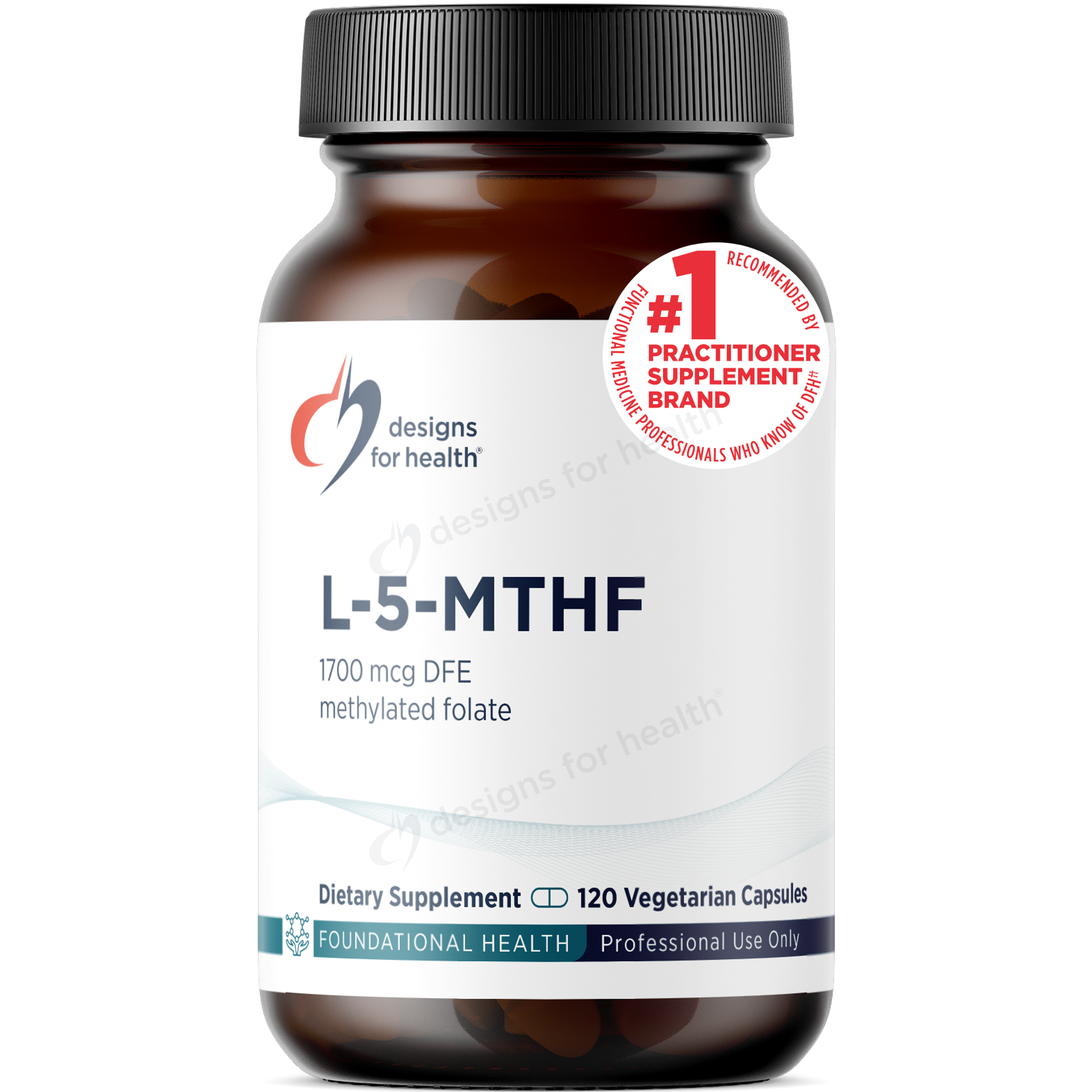 L-5-MTHF 1000 mcg Designs for Health supplement