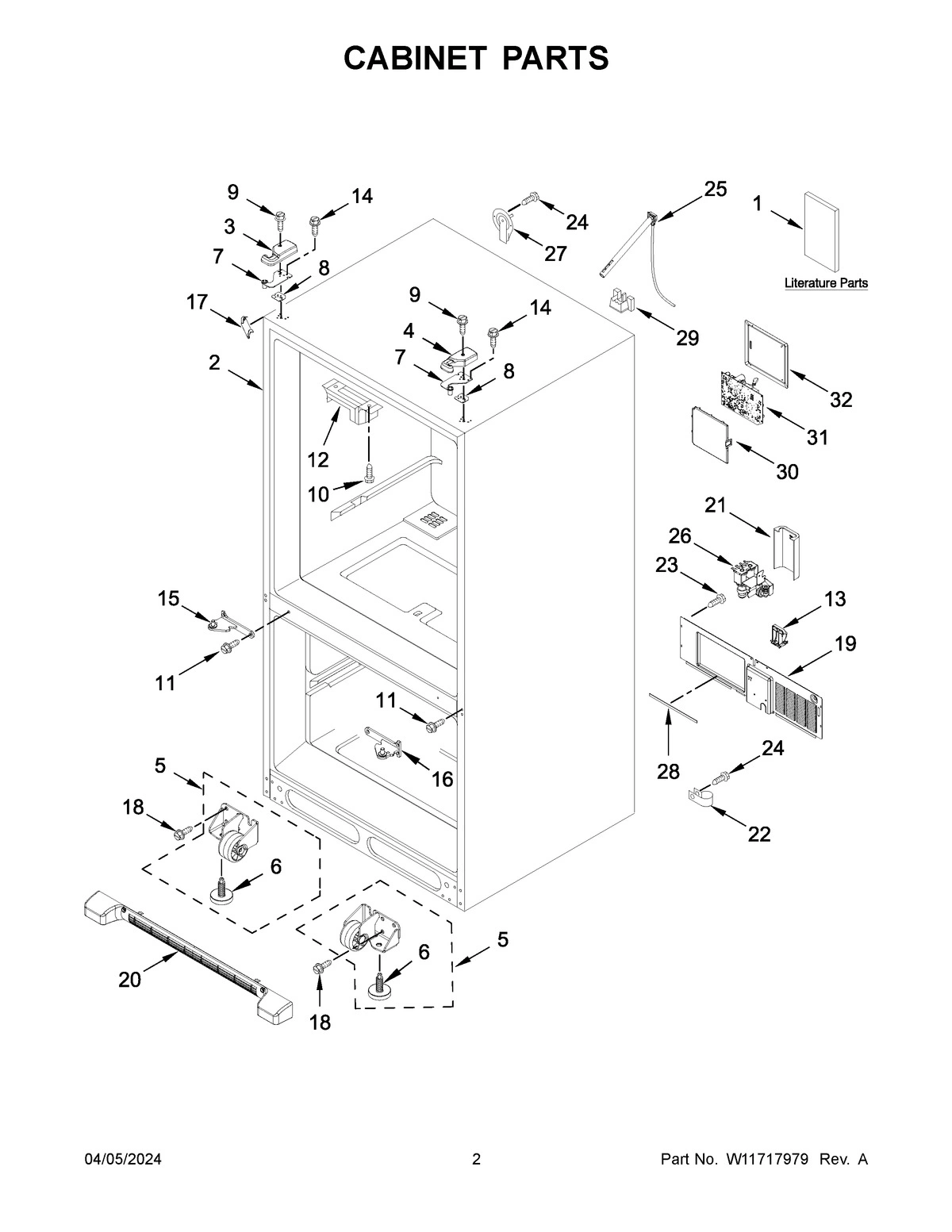 02 - CABINET PARTS