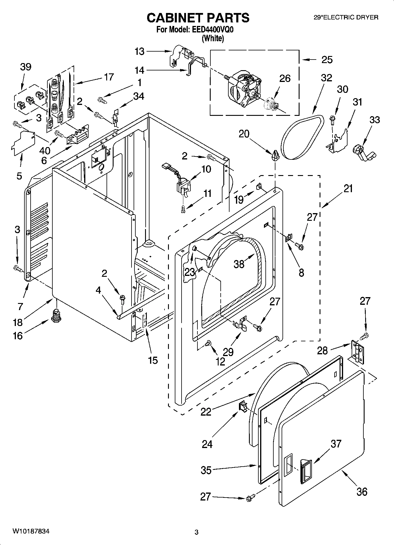 02 - CABINET PARTS