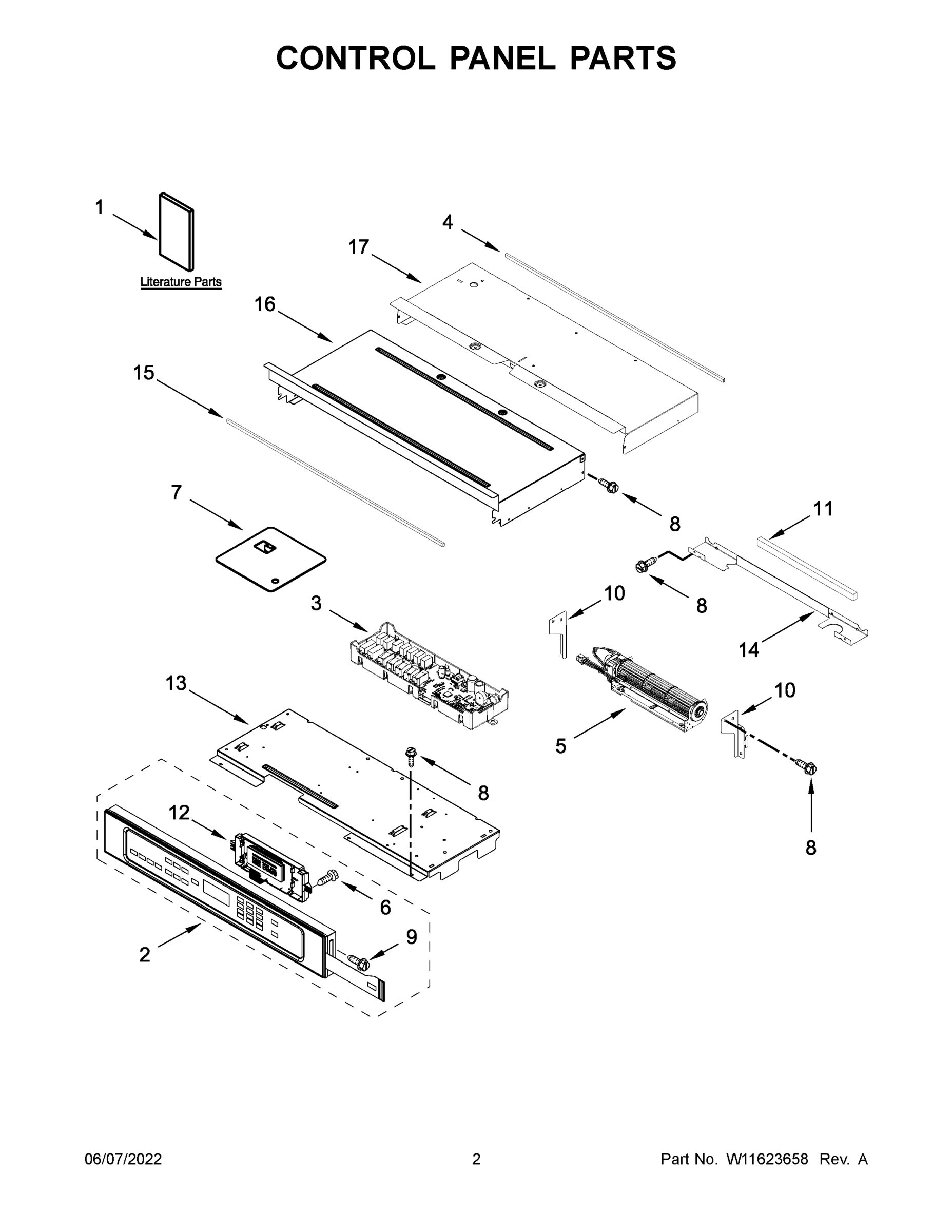 02 - CONTROL PANEL PARTS