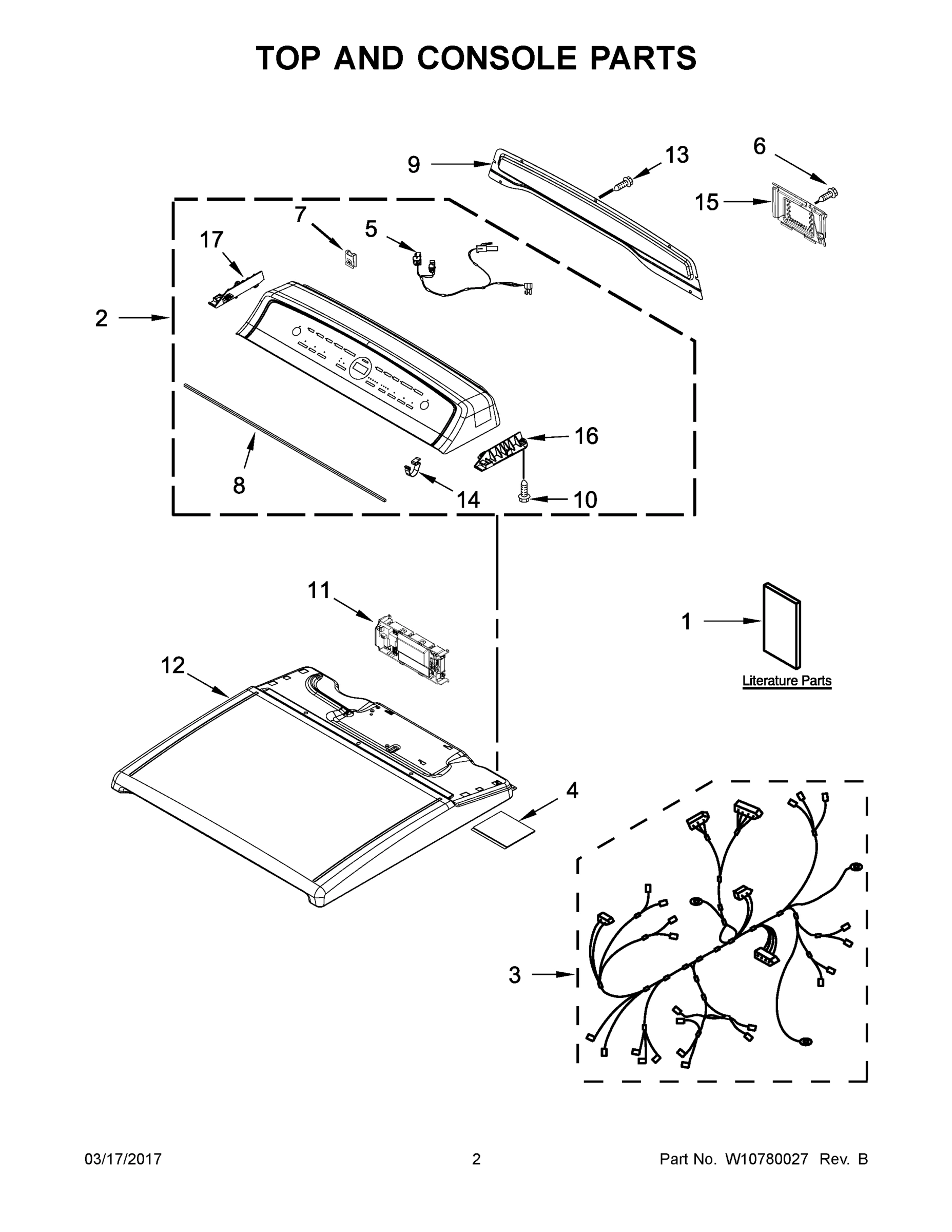 02 - TOP AND CONSOLE PARTS