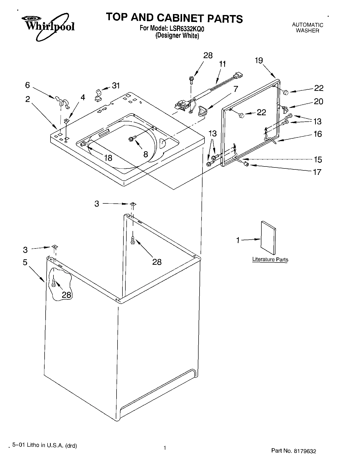 01 - TOP AND CABINET, LITERATURE