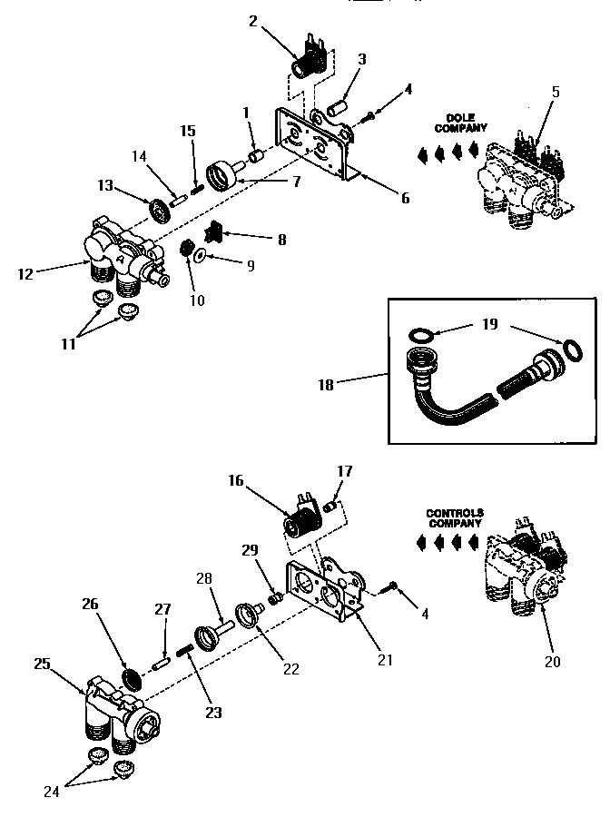 01 - 25832 & 25833 MIXING VALVE ASSEMBLIES