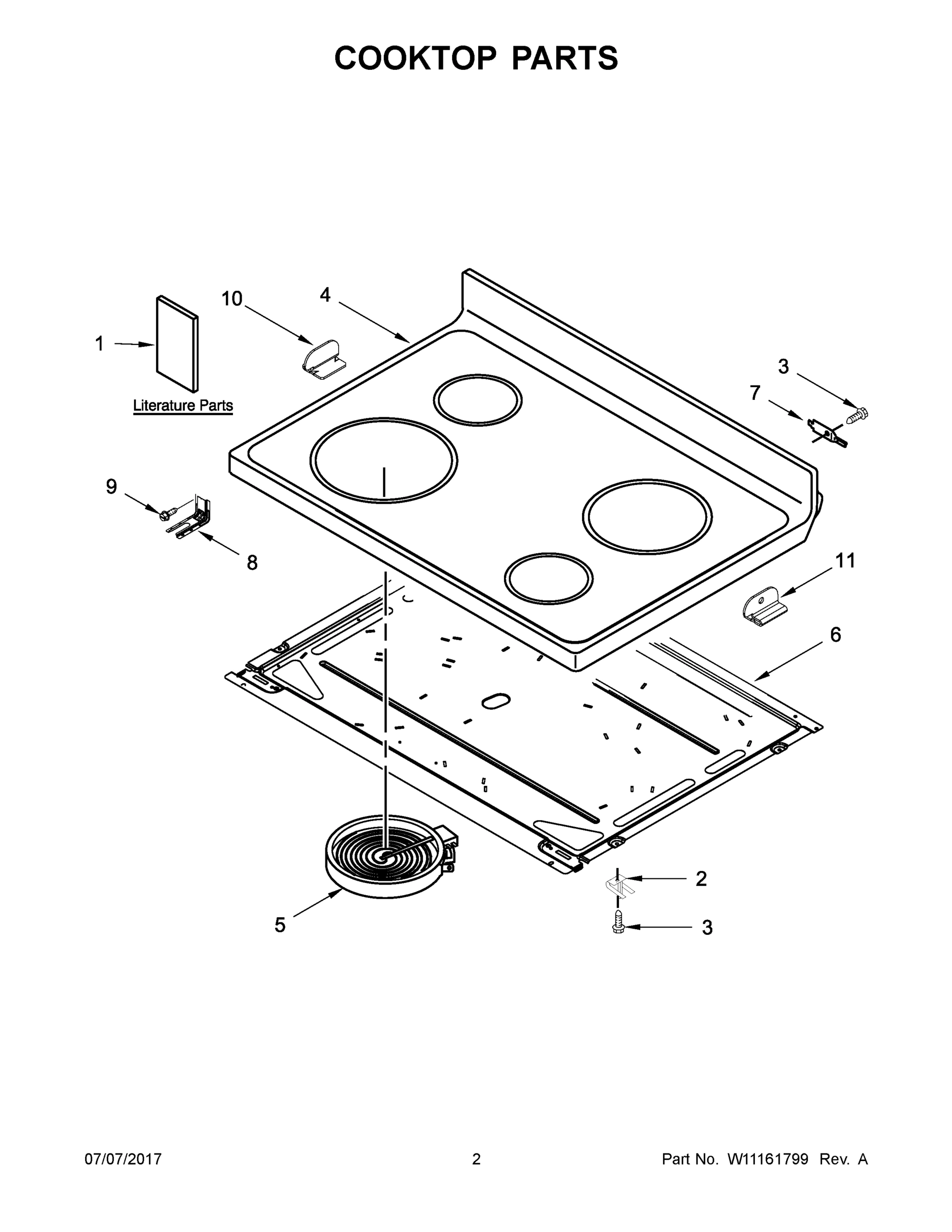 02 - COOKTOP PARTS
