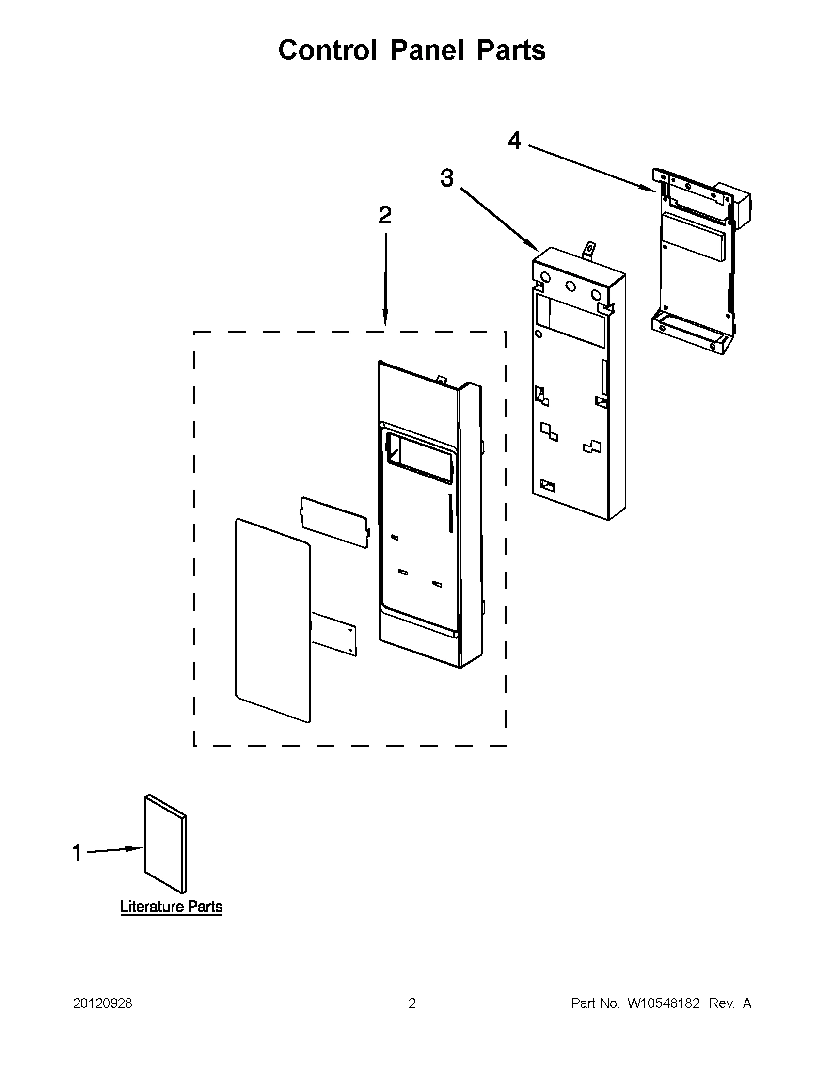 01 - CONTROL PANEL PARTS