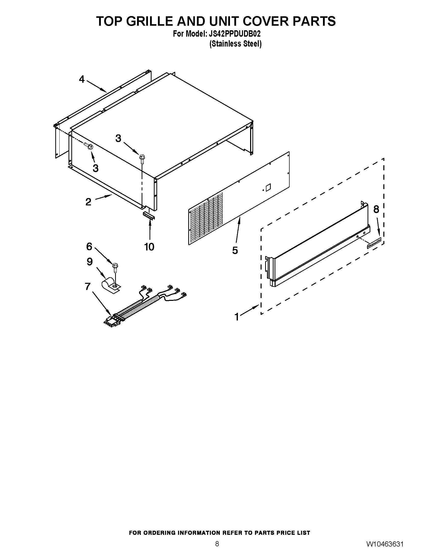 06 - TOP GRILLE AND UNIT COVER PARTS