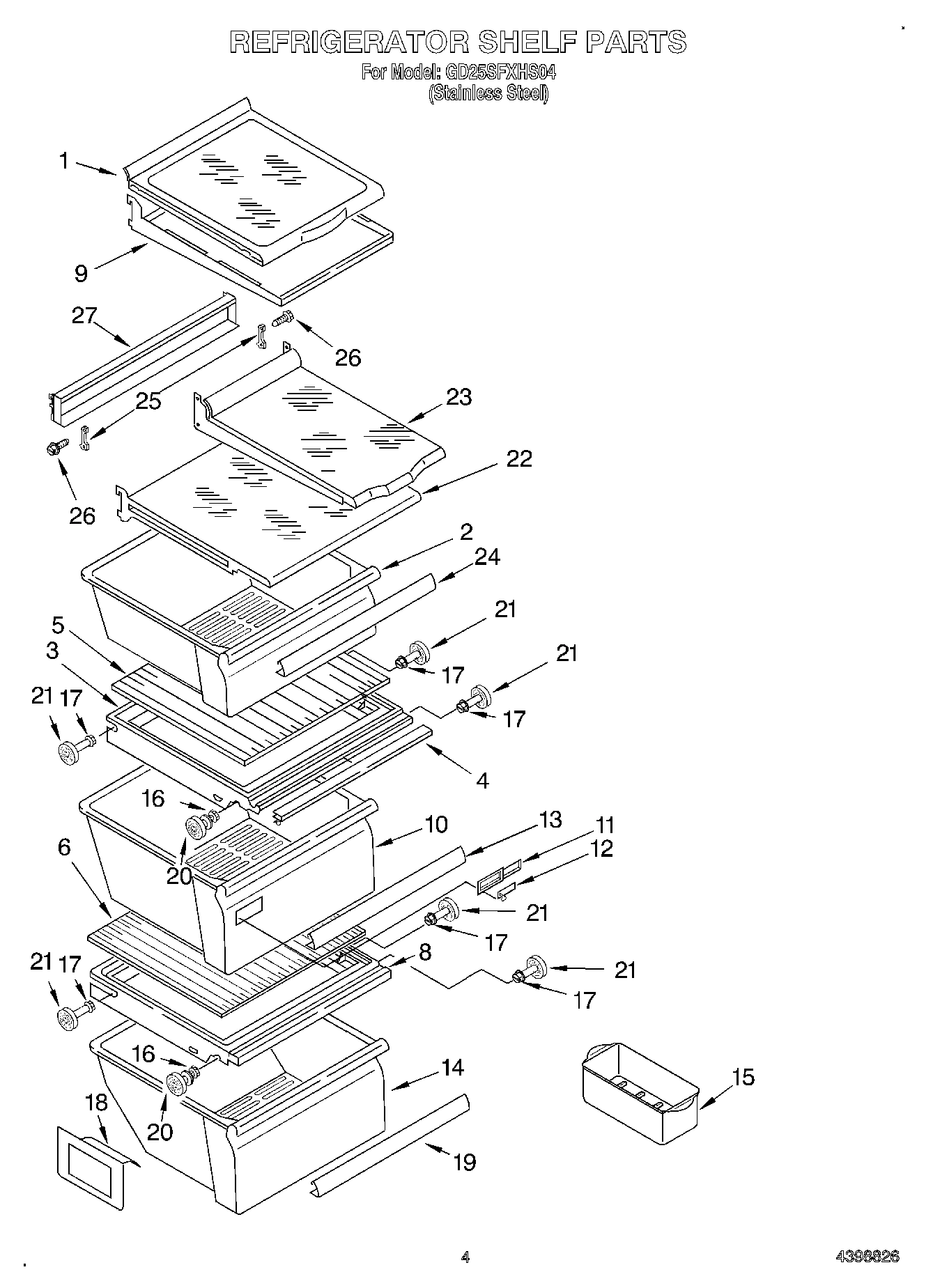 03 - REFRIGERATOR SHELF